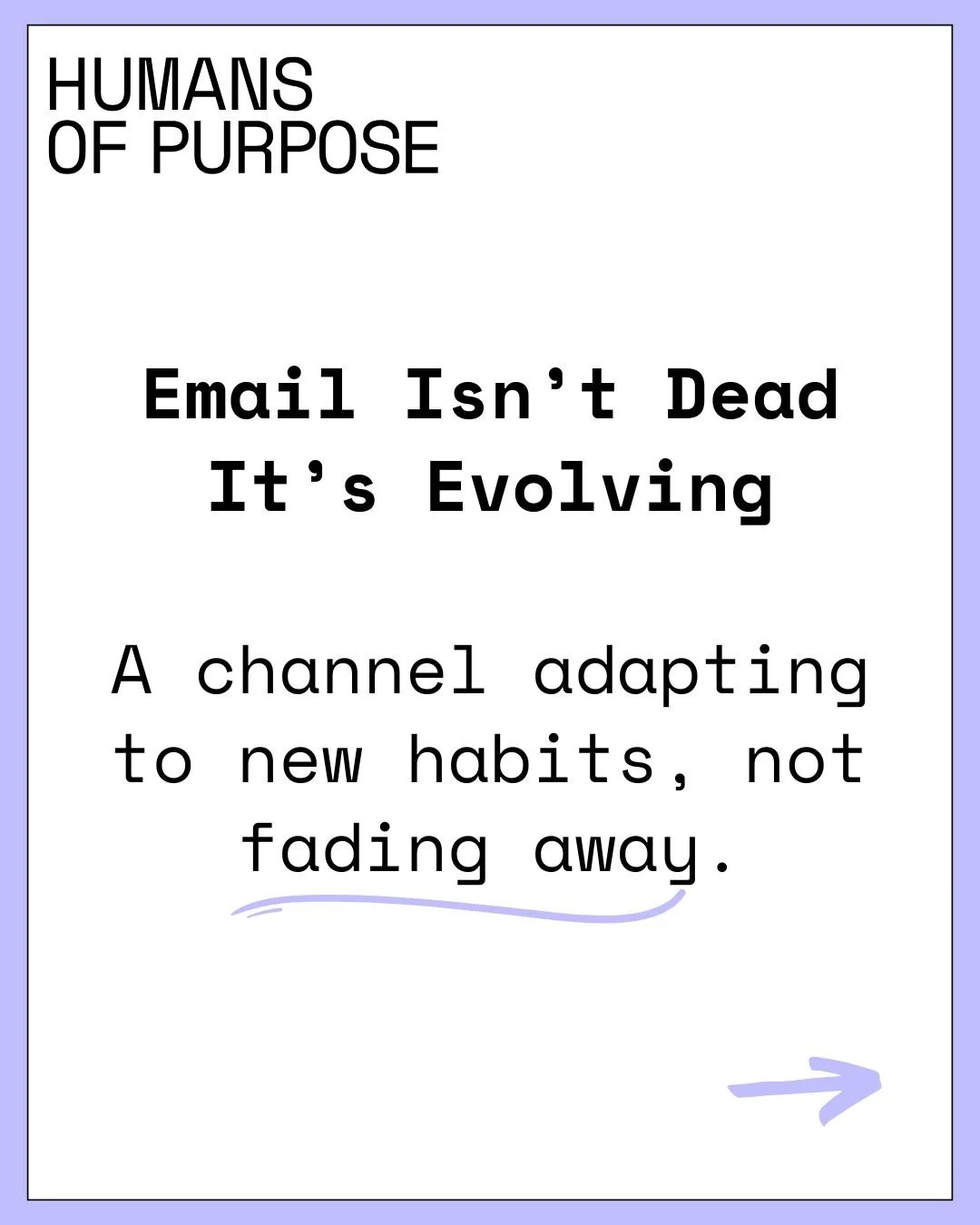 Everyone says &ldquo;email is dead&rdquo;&hellip; but it&rsquo;s actually making a big comeback 📧

Here&rsquo;s why: It connects you directly with your audience, no algorithm in the way. And when you use it to share stories, tips, and value, people 