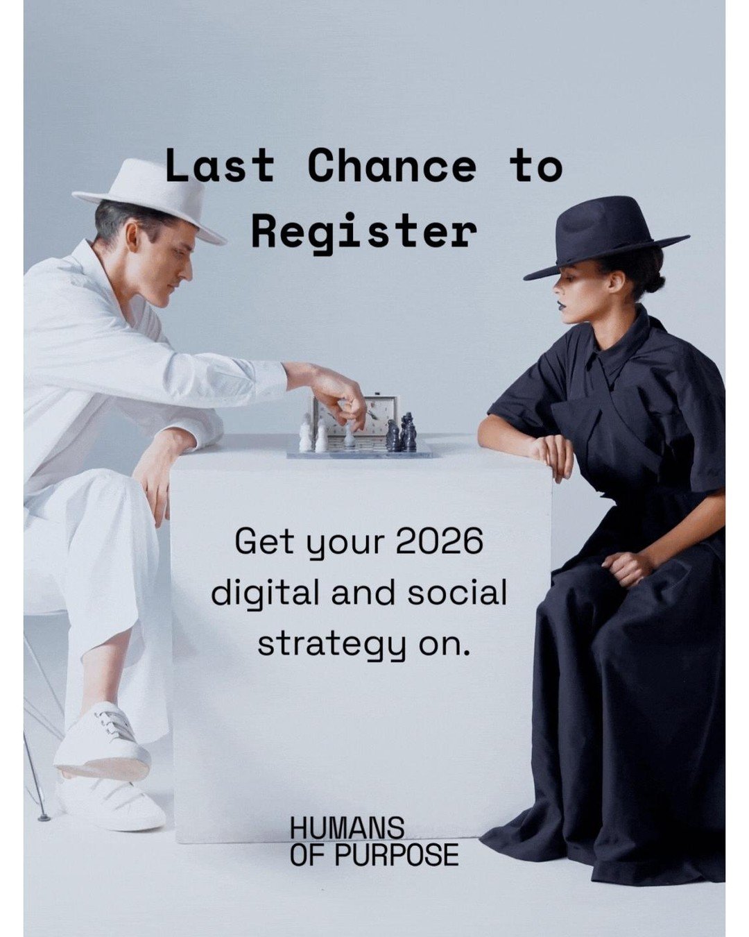 Still have your eyes shut, fingers crossed and body clenched when it comes to your plan for digital and social in 2026? That's no way to breeze into a holiday break - join us tomorrow at 12 noon AEDT on zoom for our final coaching session of the year