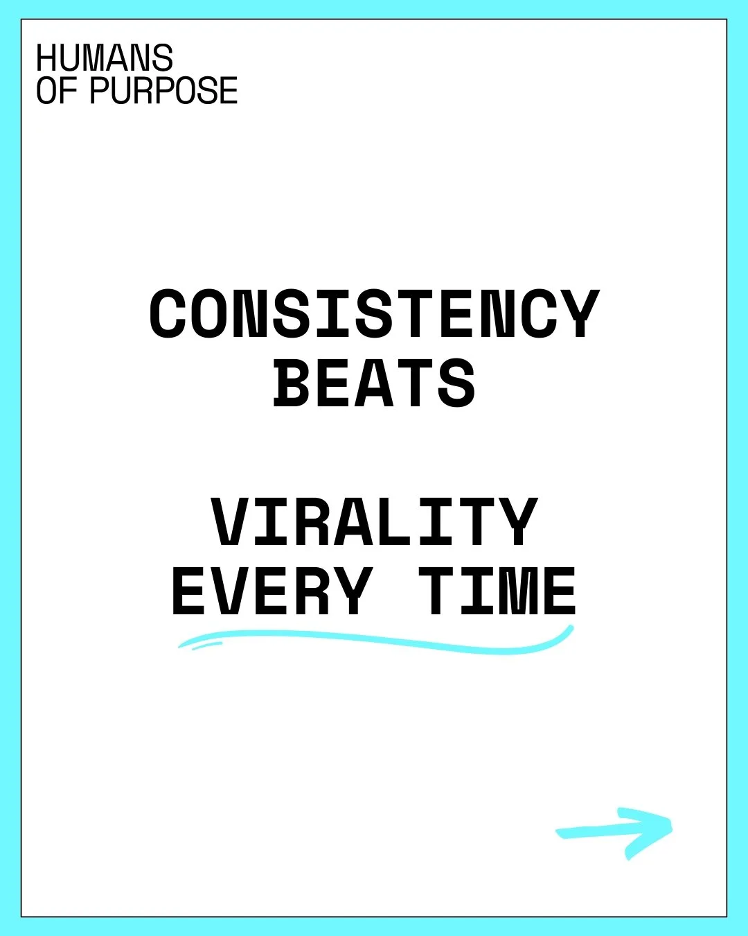 We all feel the pressure to &ldquo;go viral&rdquo;&hellip; but that&rsquo;s not where real impact comes from. Consistency wins. Always.

Your audience needs to hear your message more than once especially when they&rsquo;re busy, overwhelmed, or stret