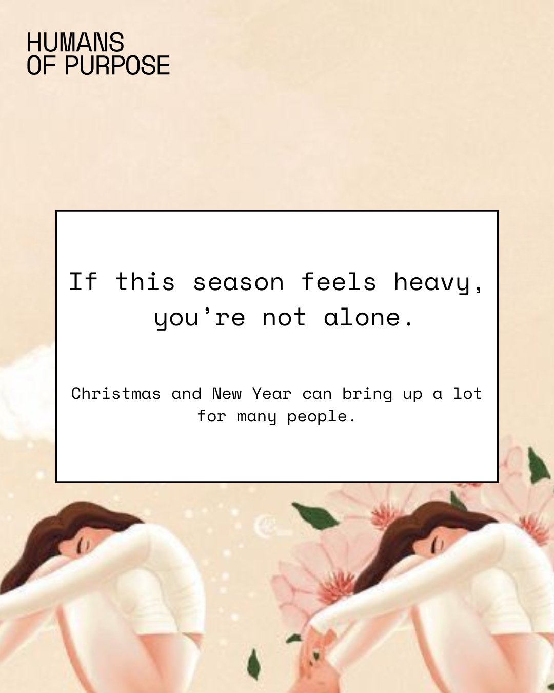 Christmas and New Year don&rsquo;t feel easy for  everyone.

For some, this season brings loneliness, stress, grief, or memories that are hard to hold.

If you or someone you love need support, 
help is available throughout the holidays.

📞 Australi