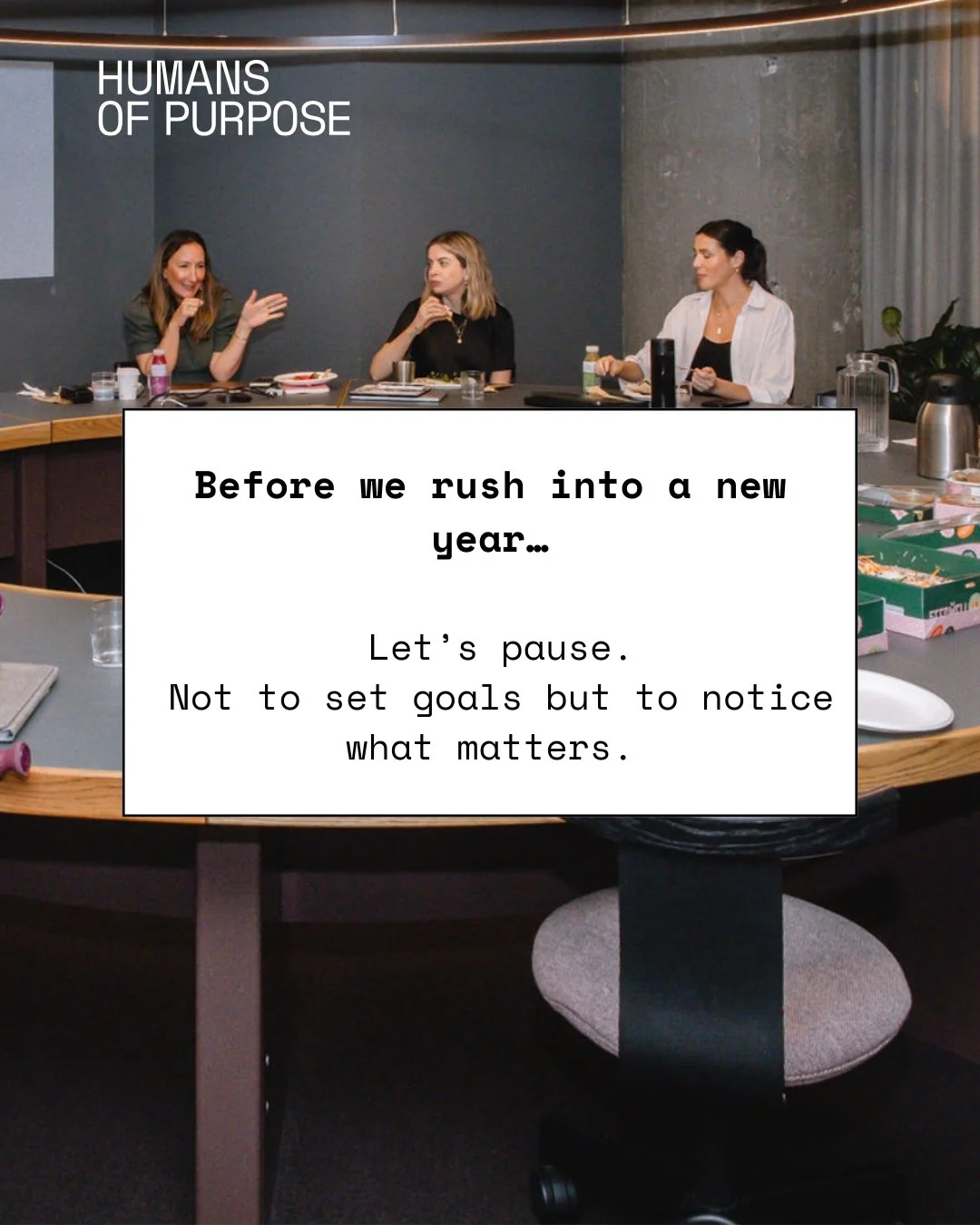 As the year closes, we're choosing intention over intensity 🤍

Intentions don't need to be loud or ambitious.
They can be quiet.
They can be personal.
They can change.

As you step into 2026, we hope you move with care, for your work, your community