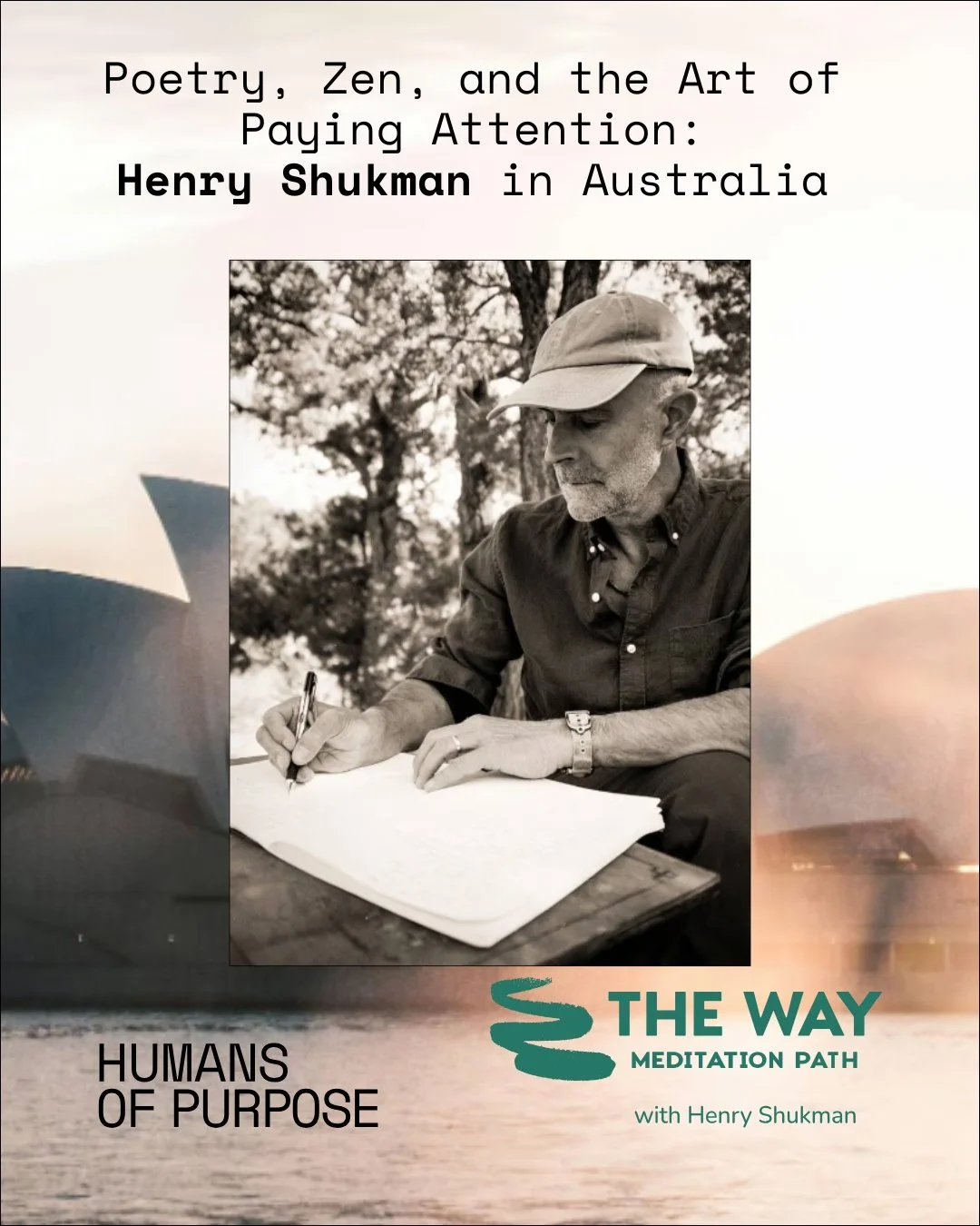 The world feels loud right now. Brittle. A little breathless. Which is exactly why poetry and meditation matter more than ever.

This March, we're honoured to be the Australian tour partner for @henryshukman - award-winning poet, Zen teacher, and one