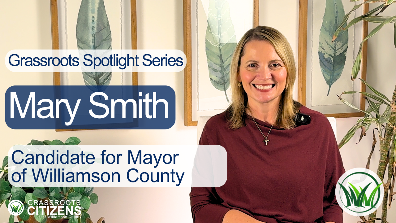 Mary Smith, Candidate for Mayor of Williamson County