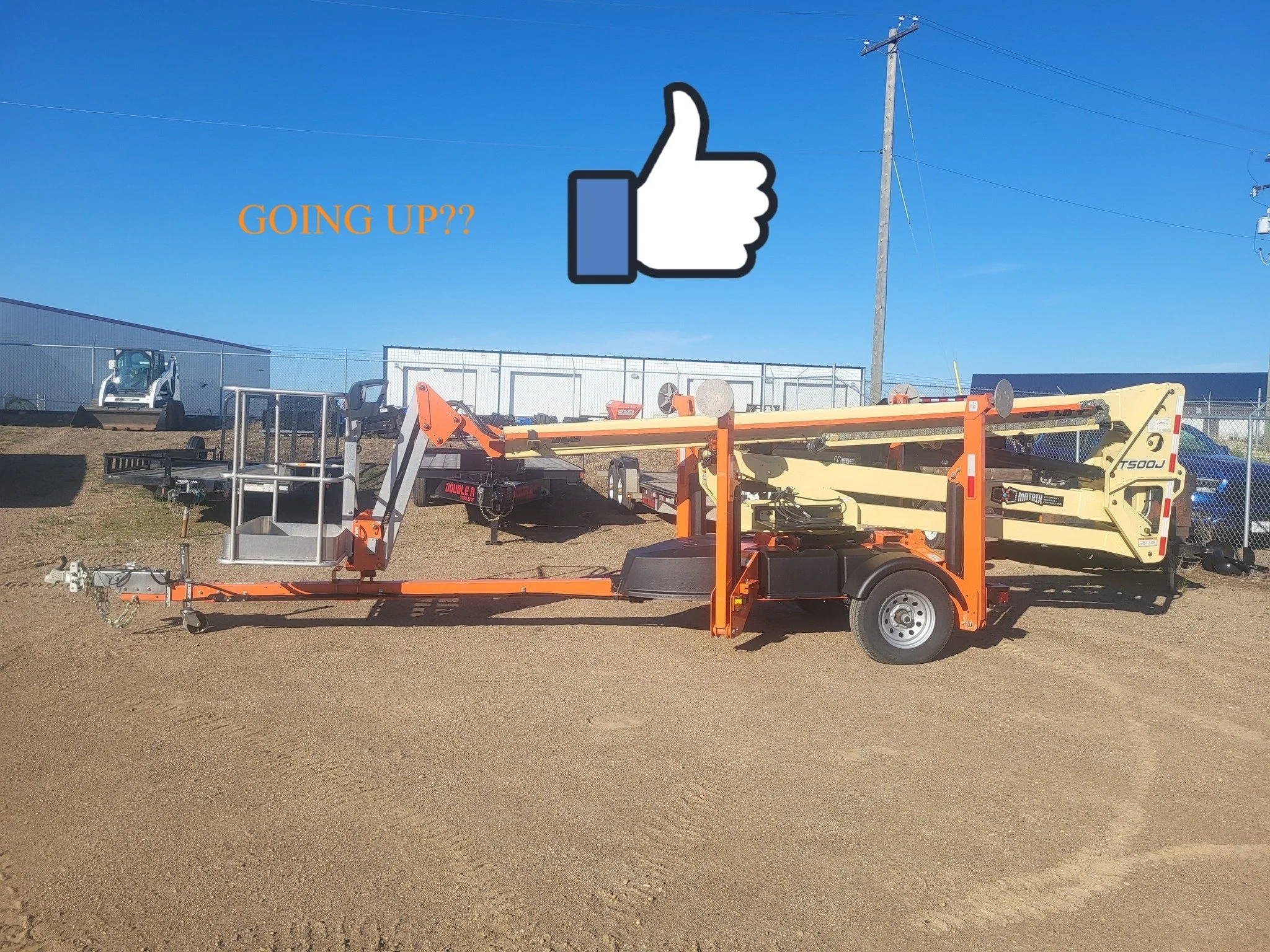 We've added a second electric towable boom lift to our rental fleet! This unit is a new JLG T500J and has a maximum platform height of an impressive 50 feet. Let us lift you up! #towableboomlift #towablemanlift #boomlift #equipmentrentals #equipmentr