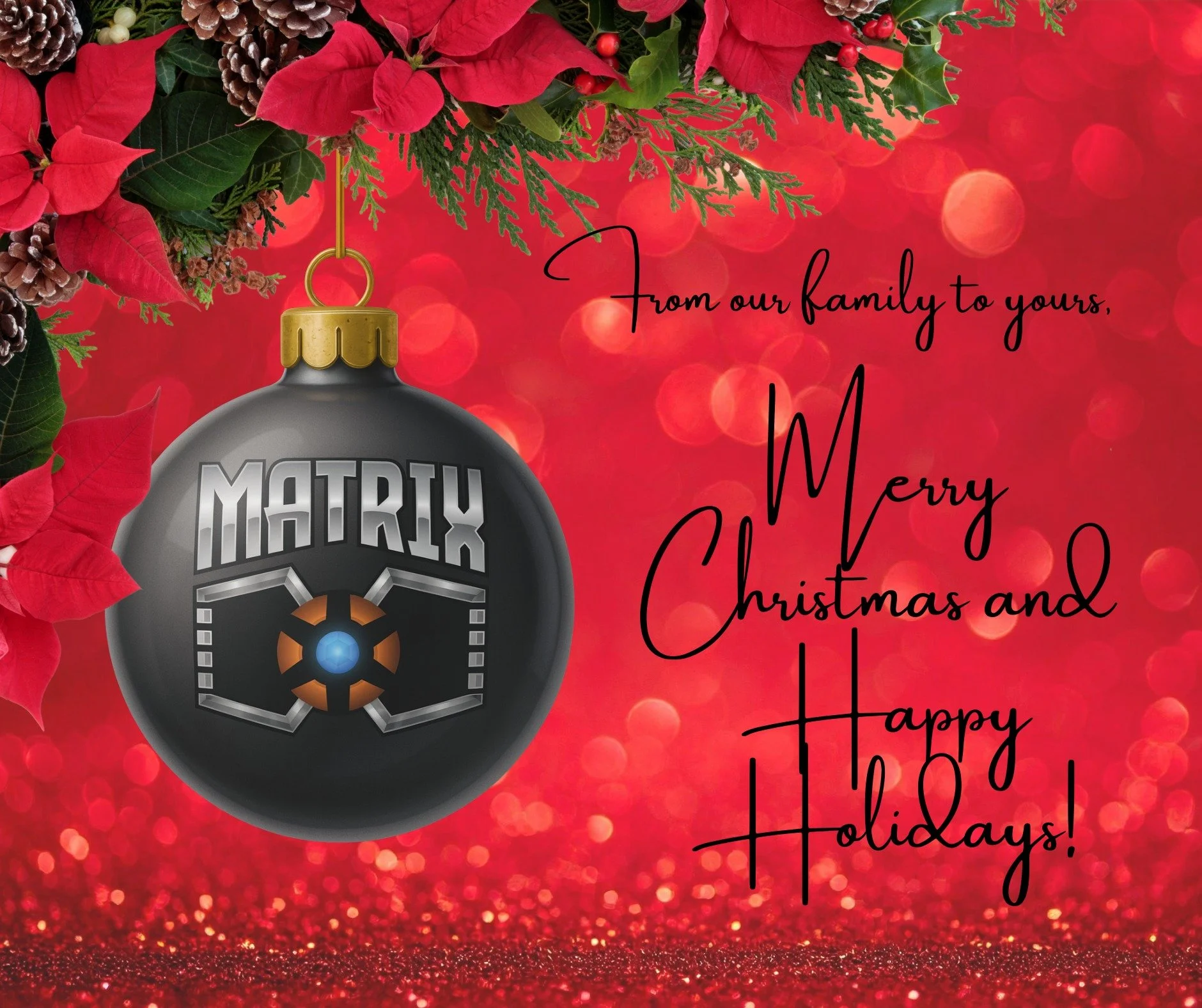 We would like to thank all of our customers, suppliers, and staff for a great 2025! Wishing you all a very Merry Christmas!