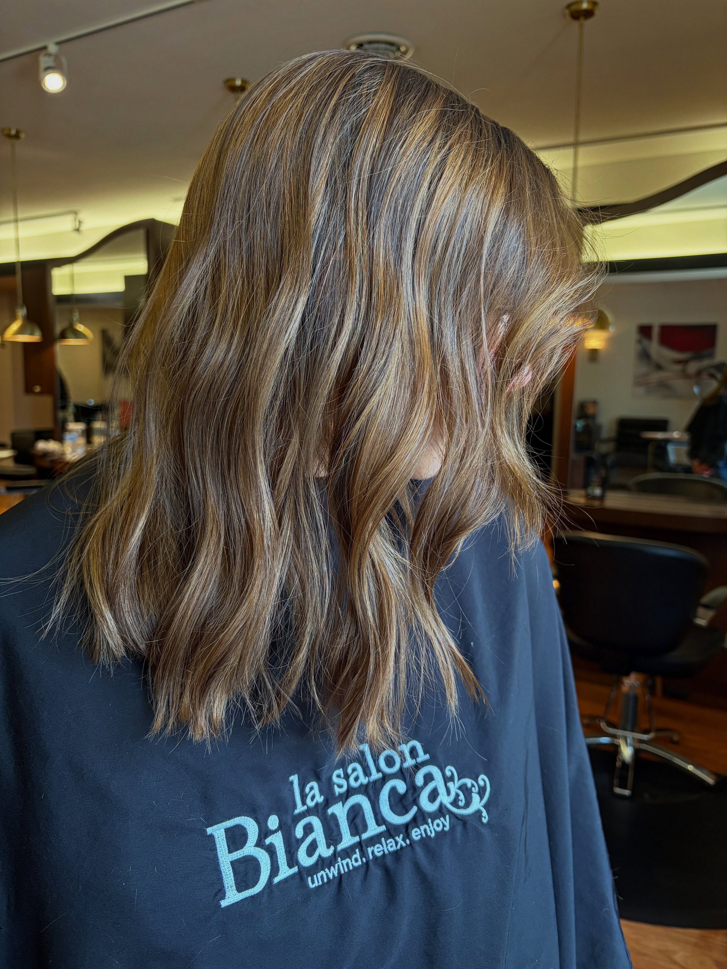 Are we kidding right now 😍😍 

#highlights #rochairstylist #brunette #rochesterhairstylist 

www.hairwithm.org
www.lasalonbianca.com