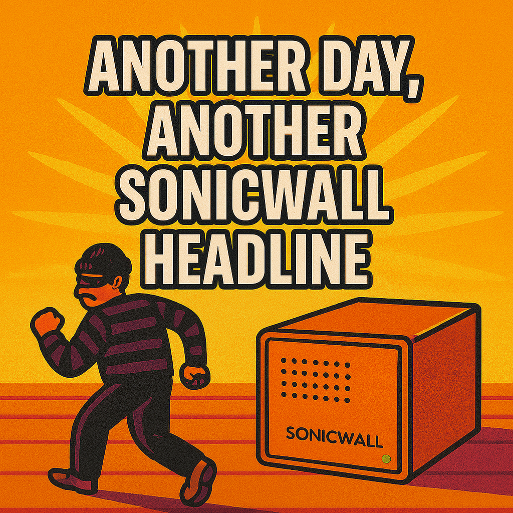 🚨 Another day, another SonicWall headline