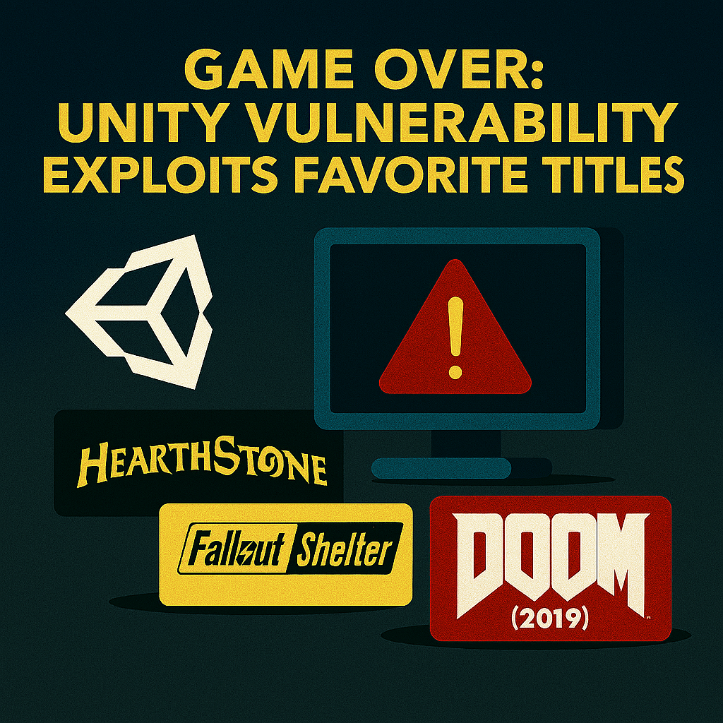 Unity Vulnerability Exposes Gamers to Attacks on Android, Windows, macOS, and Linux
