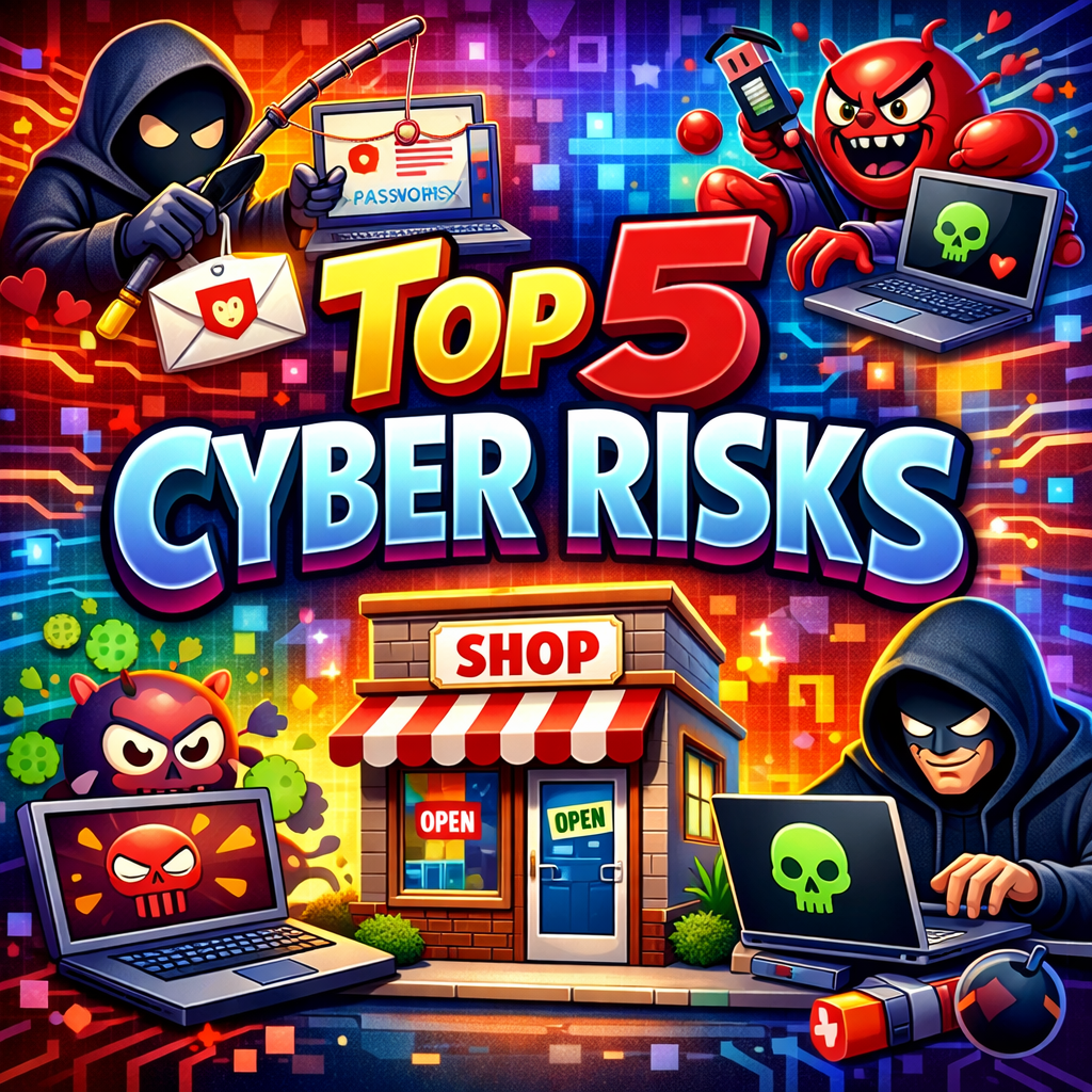 The Top 5 Cyber Risks Every Small Business Must Face