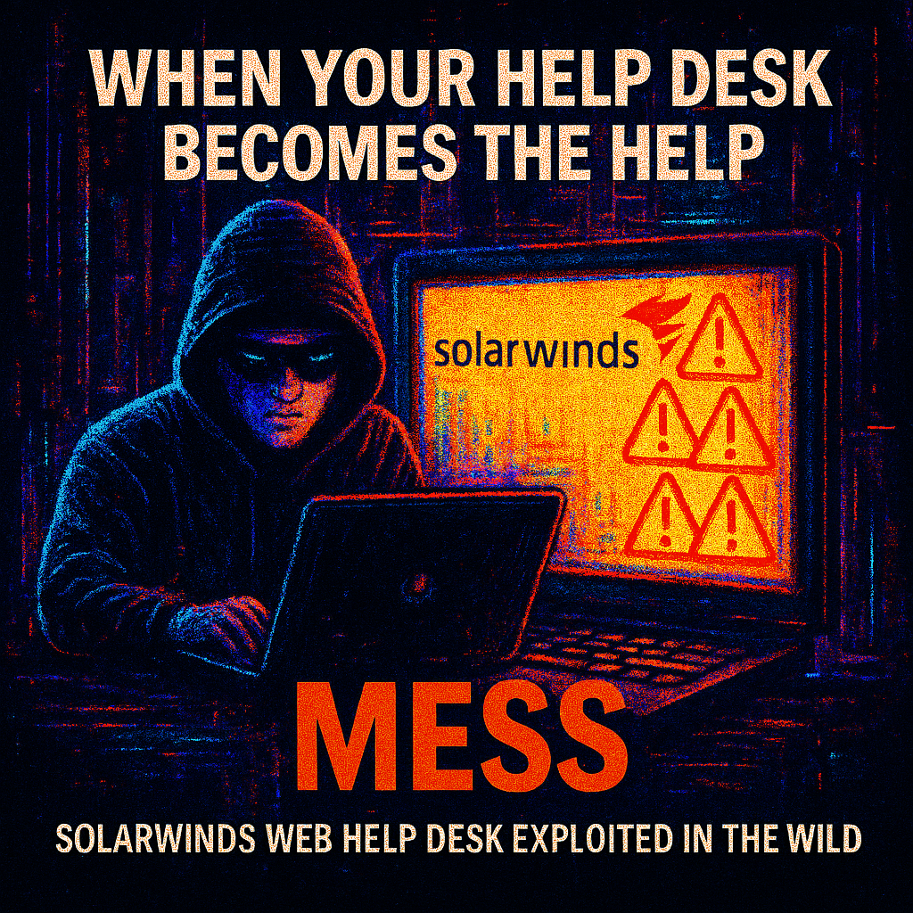 When Your Help Desk Becomes the Help Mess: SolarWinds WHD Exploited in the Wild