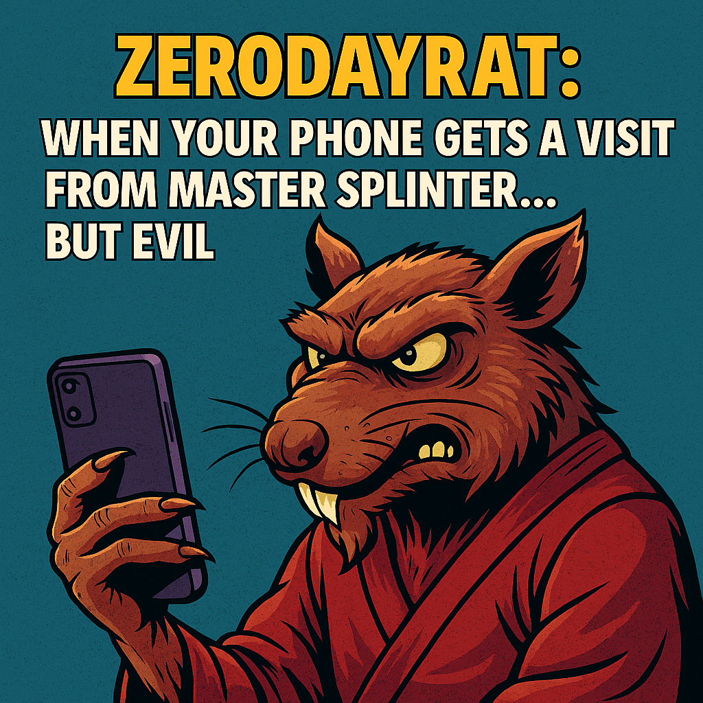 ZeroDayRAT: When Your Phone Gets a Visit From Master Splinter… But Evil