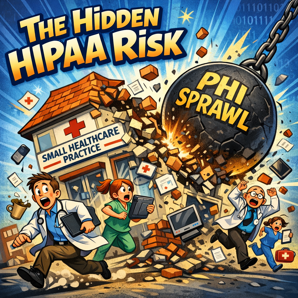 PHI Sprawl: The Silent HIPAA Problem Sneaking Through Every Small Healthcare Practice