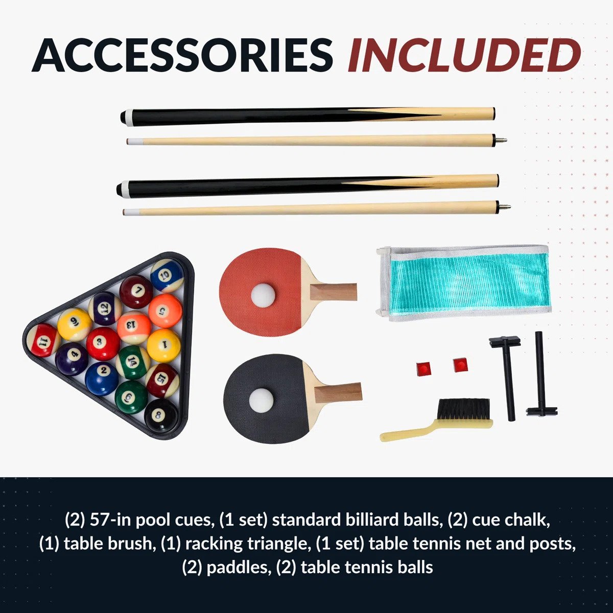 Multi Game Pool Table Accessories