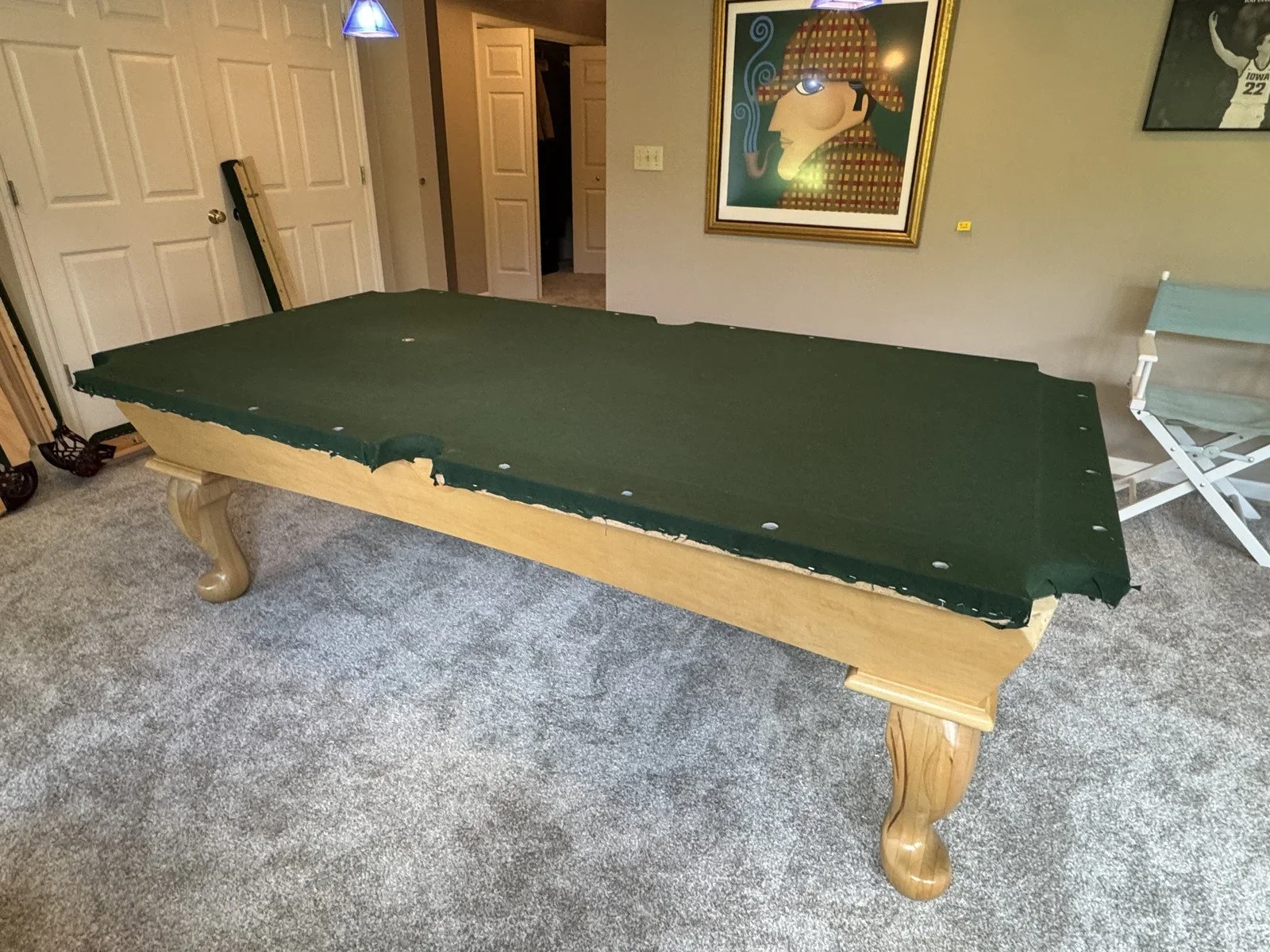 Pool table refelting service in Cedar Rapids, IA