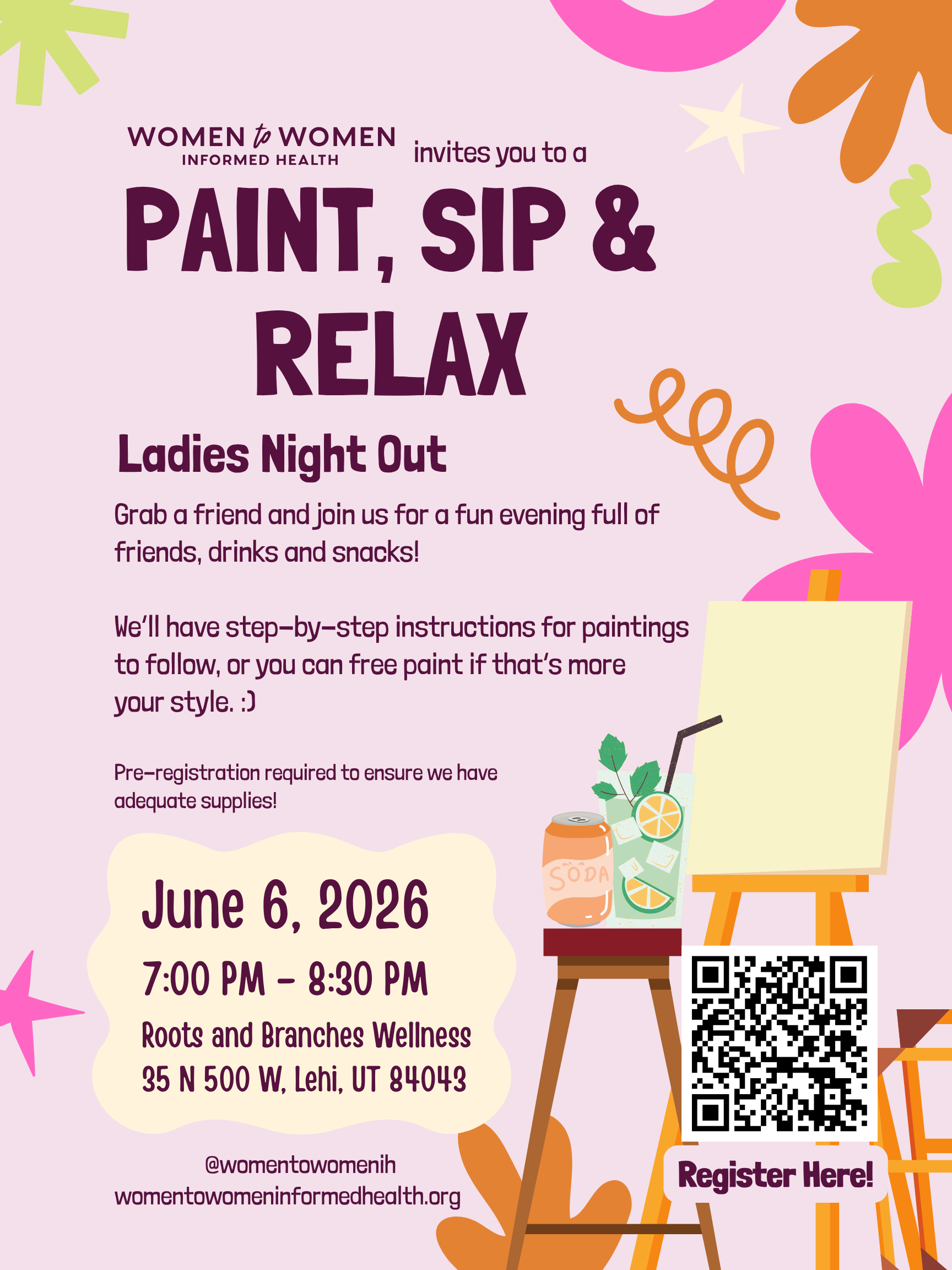 Paint, Sip &amp; Relax Ladies Night Out!