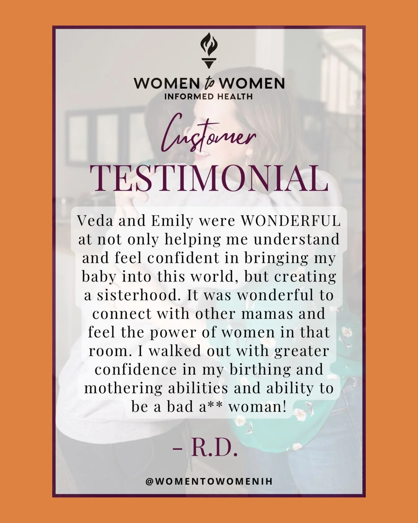 This is why we do it!!

The opportunity to help women leave with confidence and knowledge is worth everything we&rsquo;ve been putting in behind the scenes for 4 years now!

This could be you too- empowered, prepared and informed. Sign up for our bir
