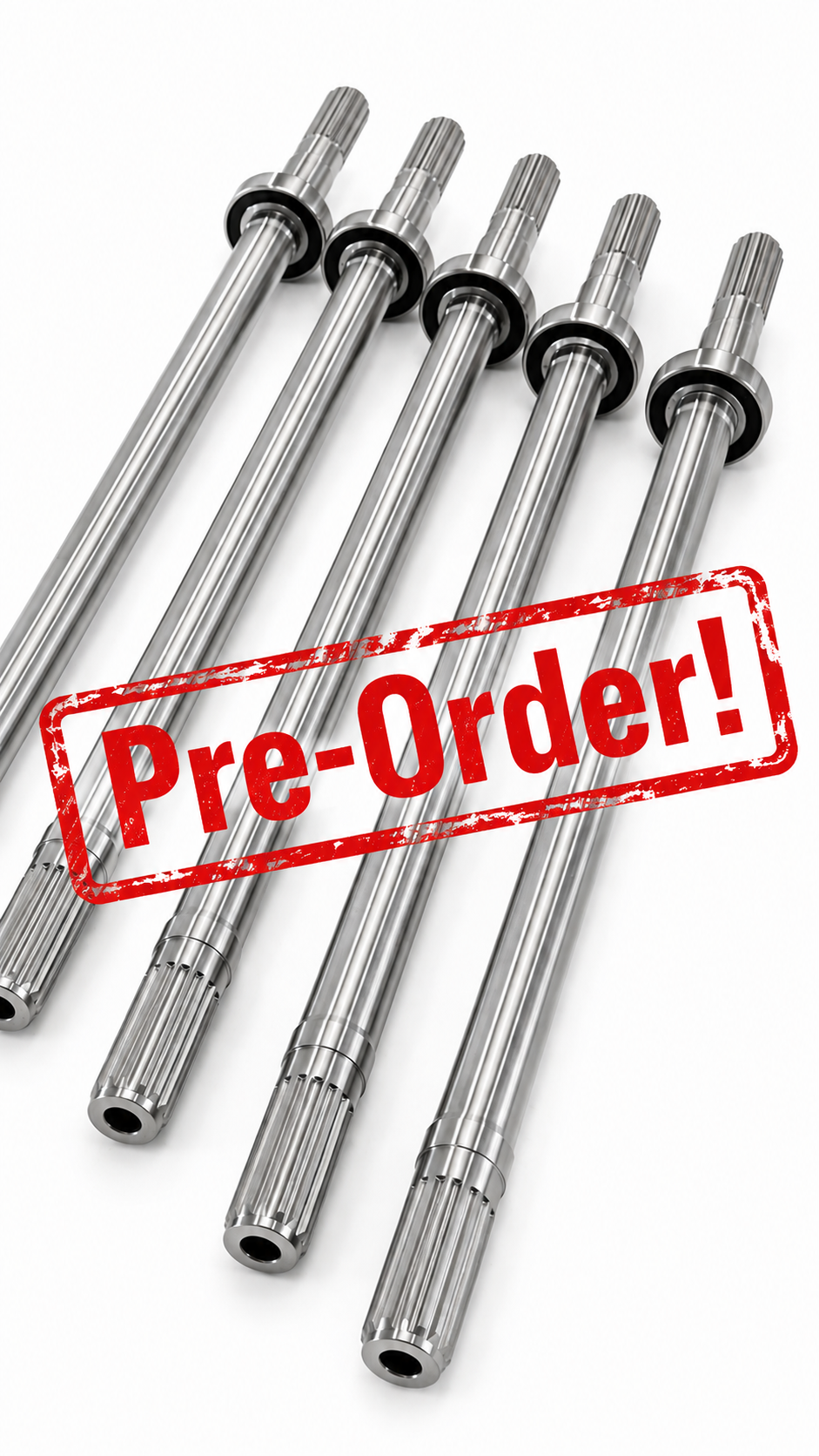 Billet Titanium Jackshaft - Polaris Matryx, Axys, Pro RMK