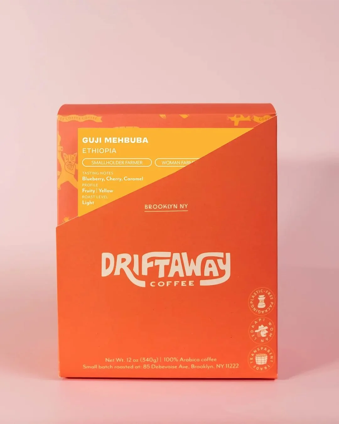 Now roasting! ⁠
⁠
Ian Terry, lead roaster and green buyer for Driftaway Coffee @driftawaycoffee in Brooklyn, is newly roasting a beautiful new harvest from Artisan producer-partner in Ethiopia: Mehbuba Seid's Guji Uraga Natural.⁠
⁠
Ruth Ann met Mehbu