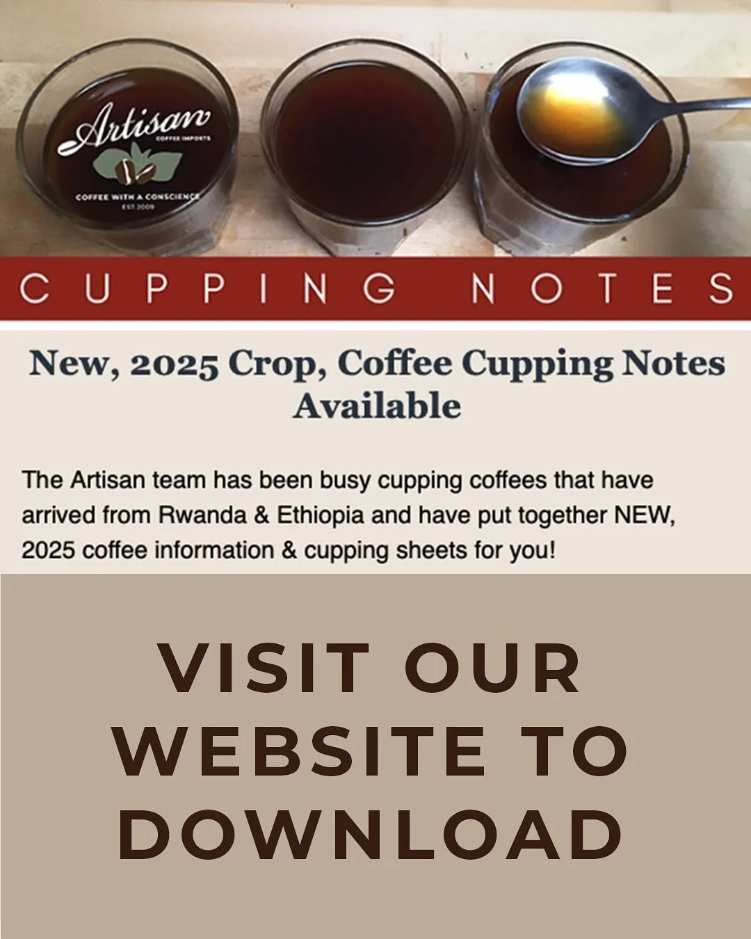Interested in learning more about our women-grown microlots from Rwanda and Ethiopia?⁠
⁠
Our QC team has finalized cupping descriptions for lots that have arrived in the US and those scheduled to arrive in the next four weeks. We've shared a few samp