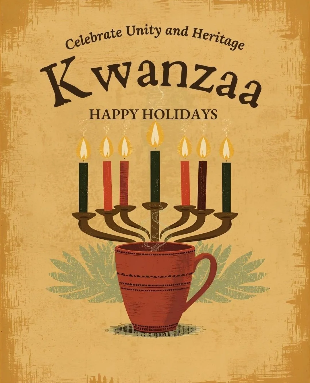 Join us in celebrating Unity and Heritage this Kwanzaa season. Let the flames of the seven candles warm your heart and light your way always.⁠
⁠
#kwanzaa #celebrate #kwanzaa25 #unity #heritage
