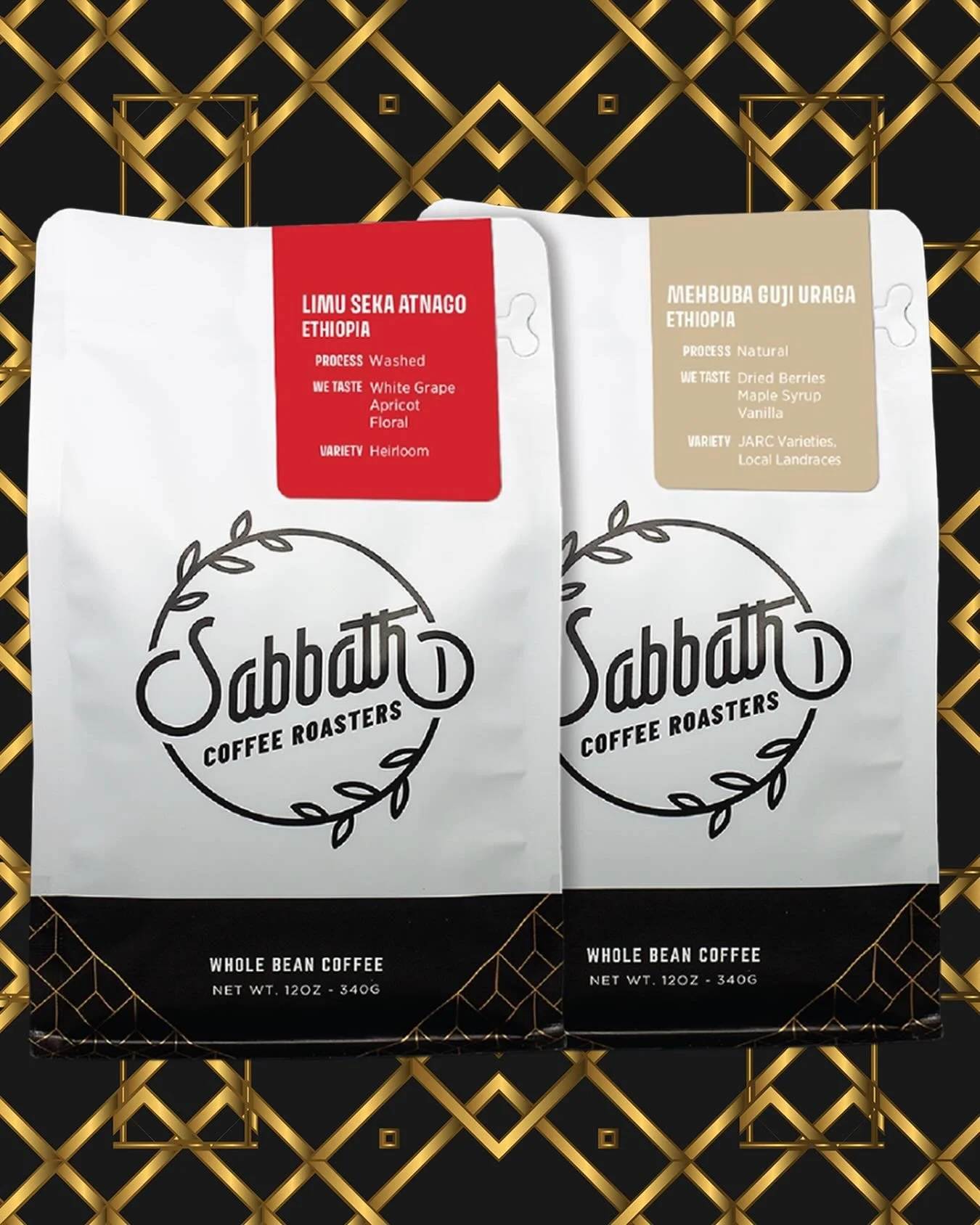 Starting 2026 off with two fantastic coffees roasted by our partners @sabbathcoffeeroasters of beautiful (and chilly!) Clawson, MI!⁠
⁠
These are two VERY limited edition roasts of two lovely Ethiopia coffees, available online and in their Clawson caf