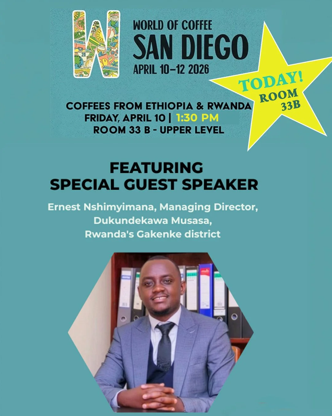 Join us TODAY at Artisan&rsquo;s cupping at World of Coffee! We start at 1:30pm in room 33B, on the upper level of the convention center.⁠
⁠
We&rsquo;ll be sharing transparently traded, women grown coffees including eight lots from Rwanda and eight l