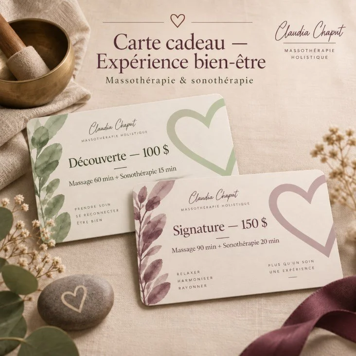Carte cadeau — Expérience bien-être