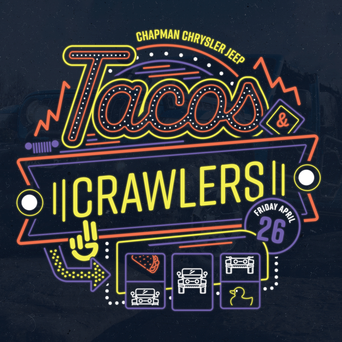 Animated Logo for Tacos & Crawlers 2024