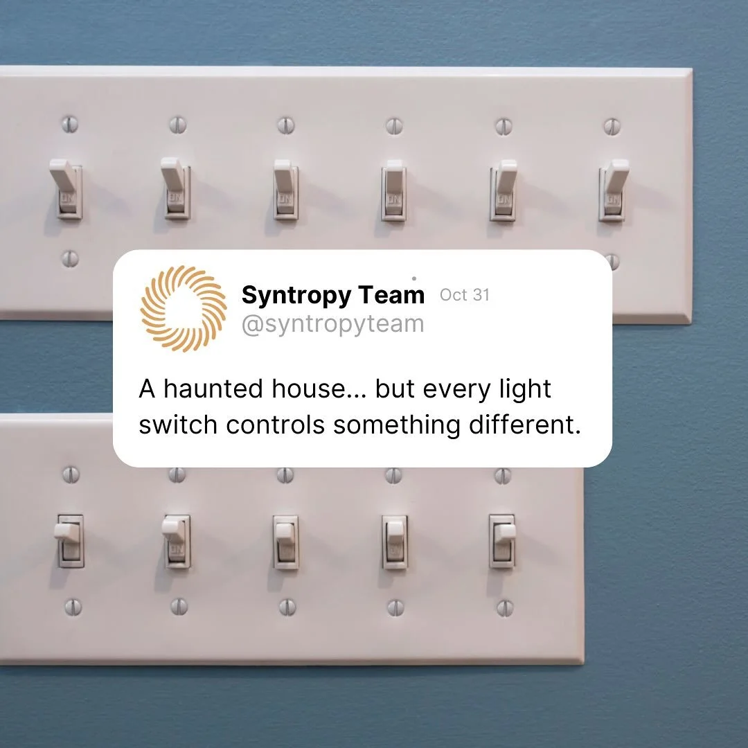 Well bring the spreadsheets and the sage 😜

Happy Halloween from the Syntropy Team! 

#happyhalloween #atlrealestate #atlhalloween #spookyseason #syntropy #realestatehumor