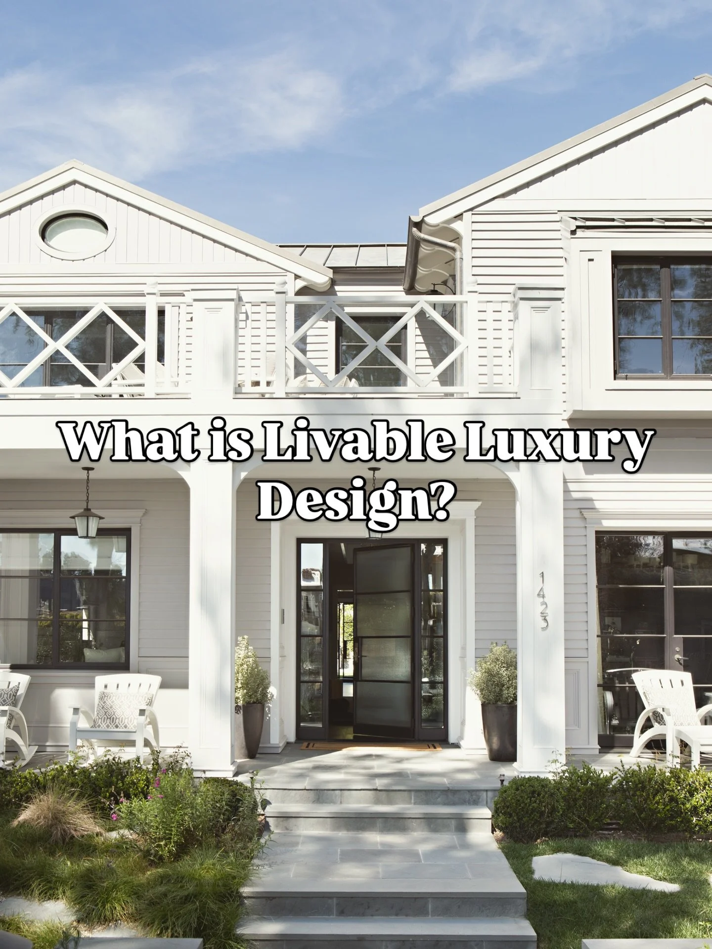 Livable luxury is the cornerstone of my designs

It&rsquo;s about taking the luxury aesthetic and making it into something usable, livable, and lovable. 

It&rsquo;s the kitchen island sized for your family&rsquo;s actual mornings&mdash;not just pret