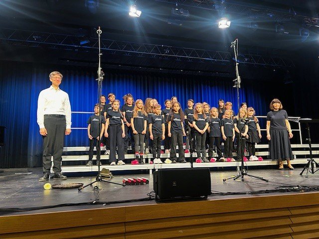 Der Schulchor der VS Hönigtal beim Landesjugendsingen