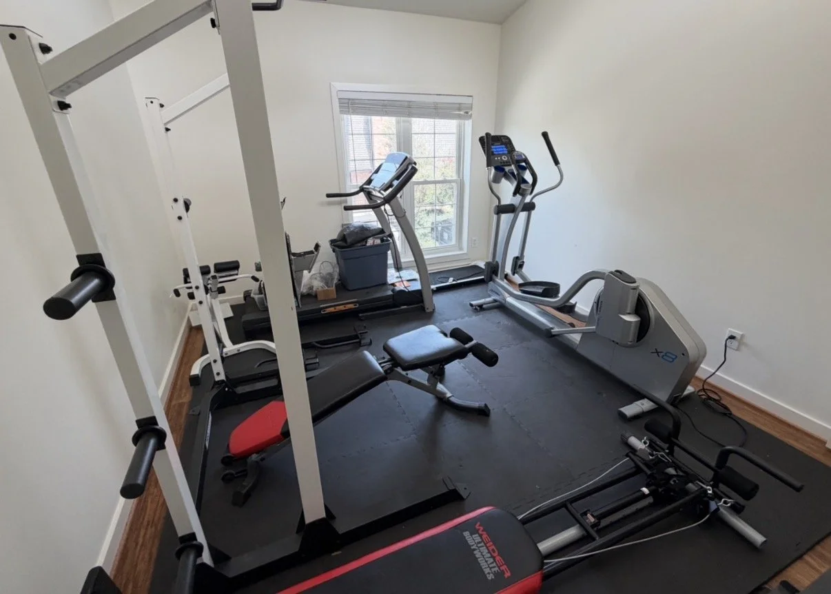 Life Fitness Elliptical Reassembled in Houston Home Gym
