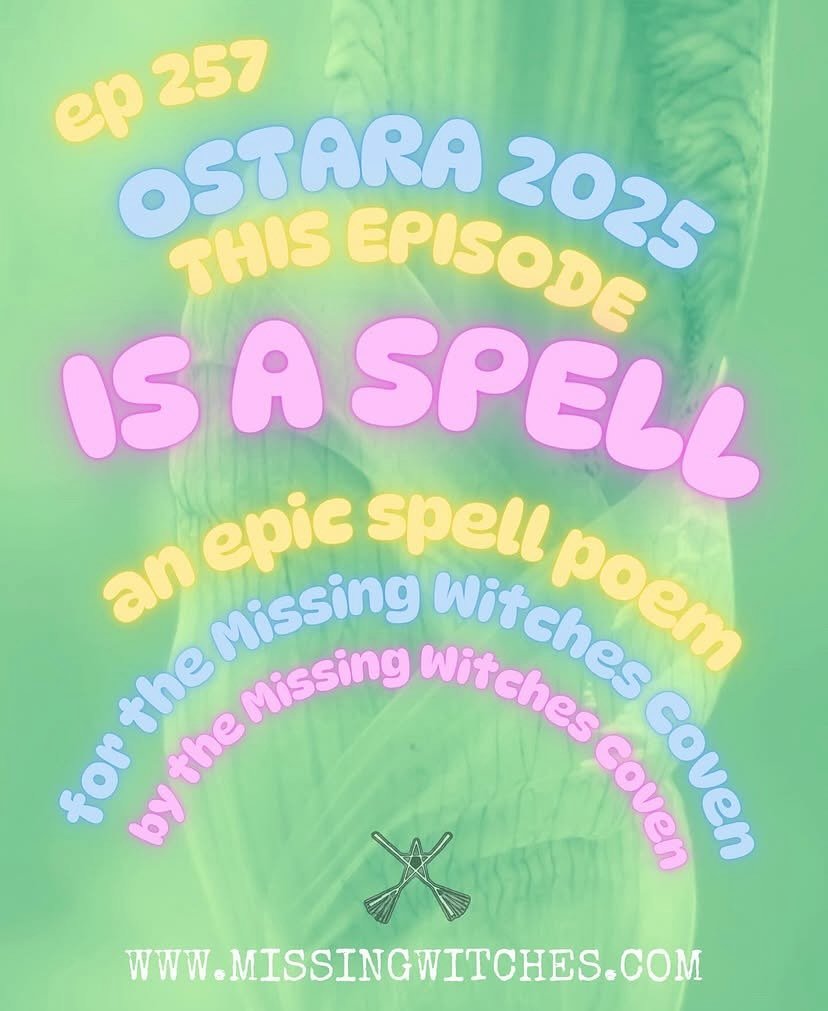 Blessed Ostara, northern hemisphere dwellers ☀️🌷

Today @missingwitches has shared our coven&rsquo;s epic spell poem! Check it out wherever you get your podcasts. My contribution is a Shakespearean sonnet to Persephone upon her return to the world o