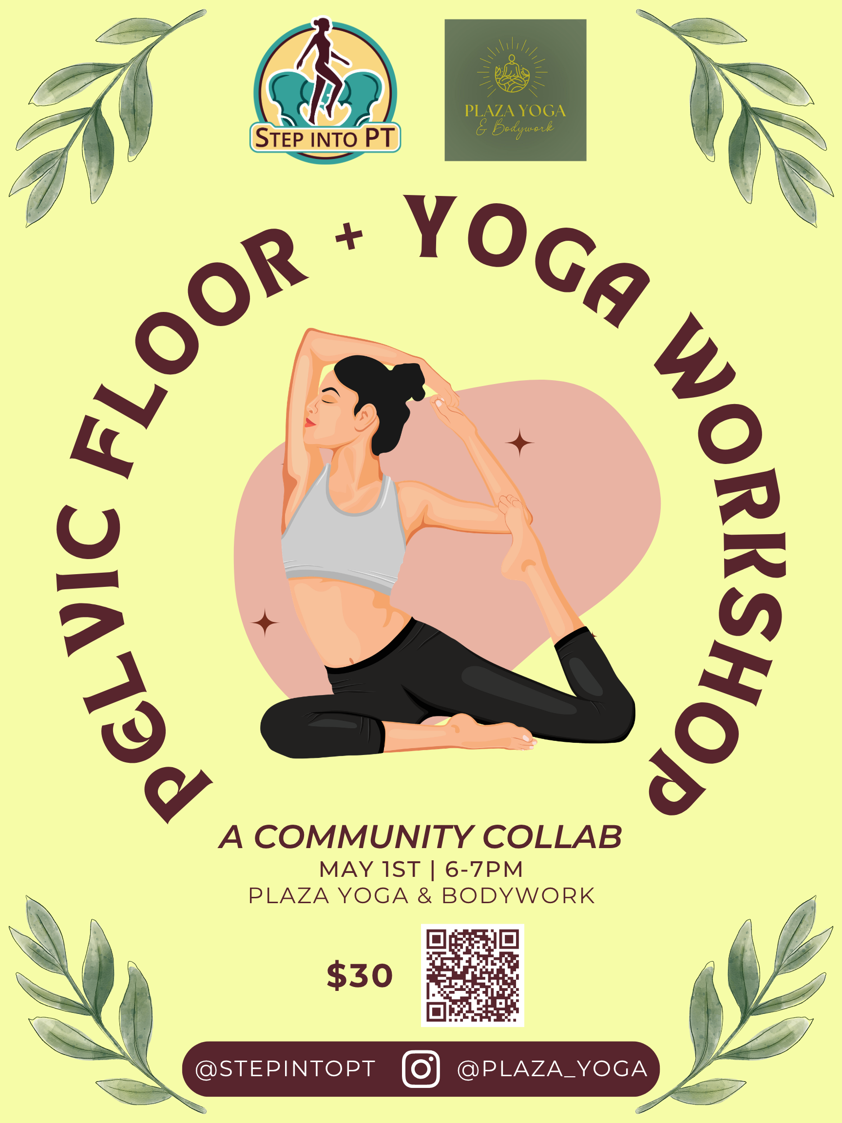 Pelvic Relaxation + Yoga Workshop