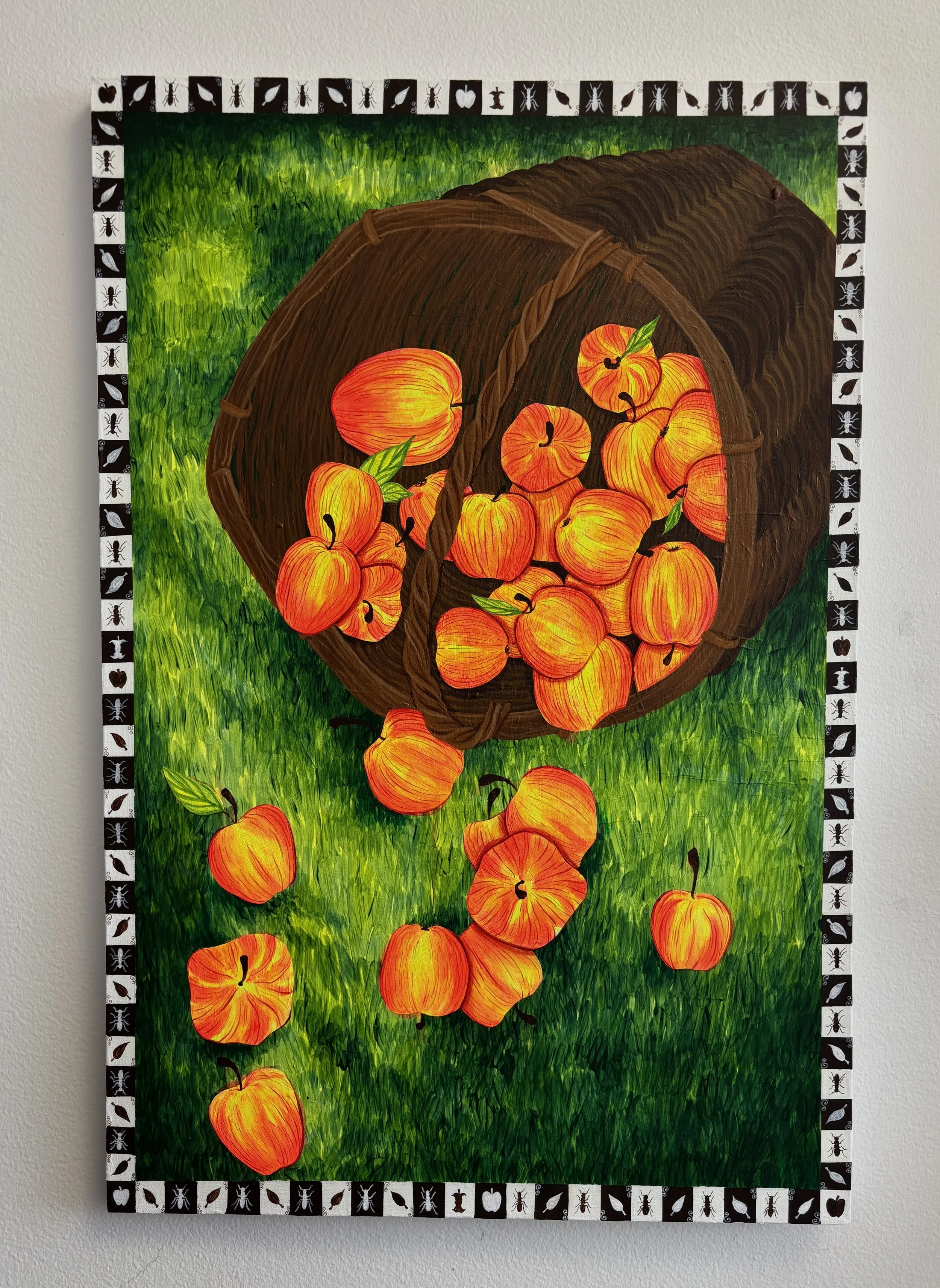 “allovertheplace” 24 x 36 acrylic on canvas