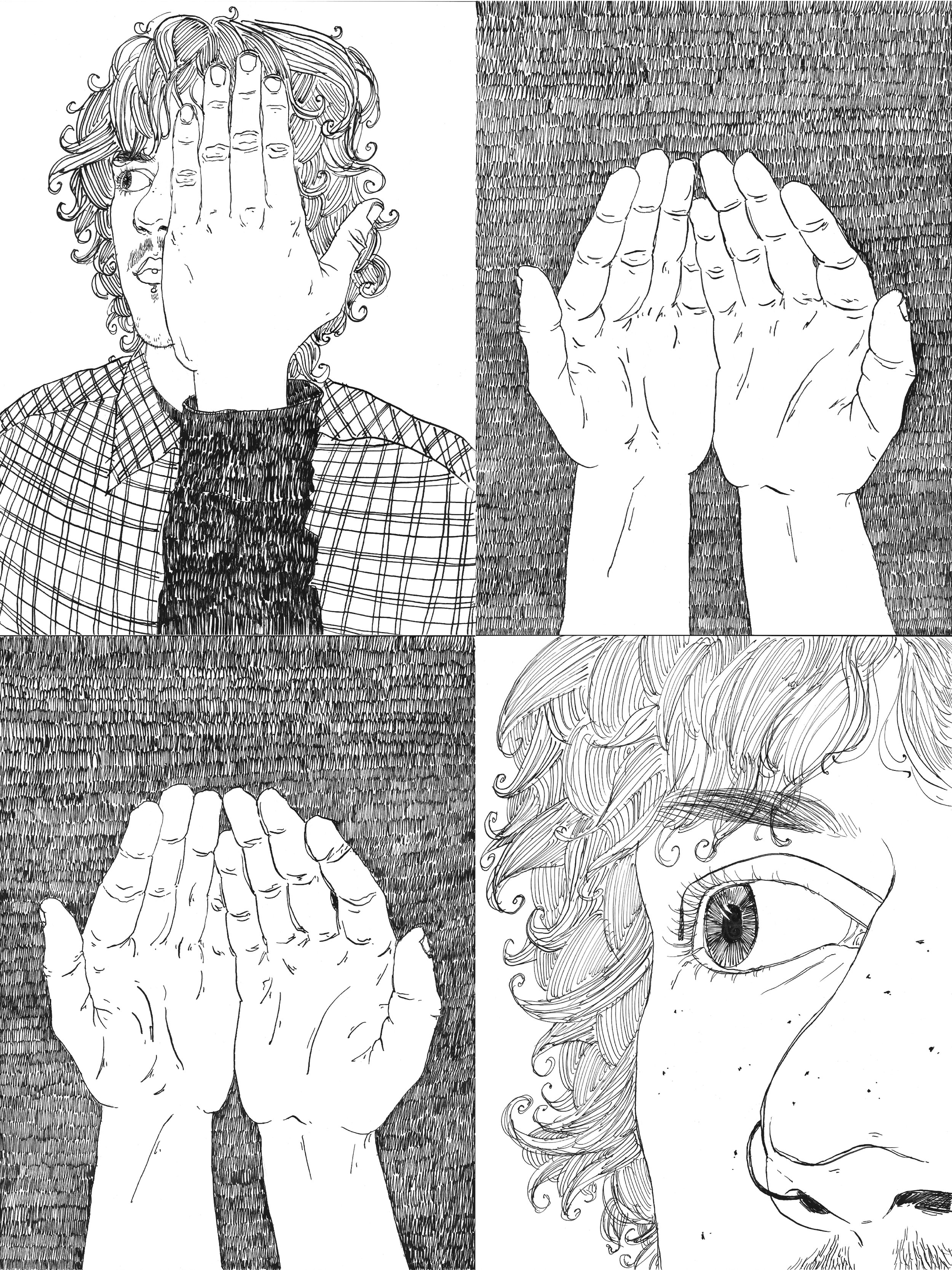 “findingtheanswer” 36 x 48 ink on bristol