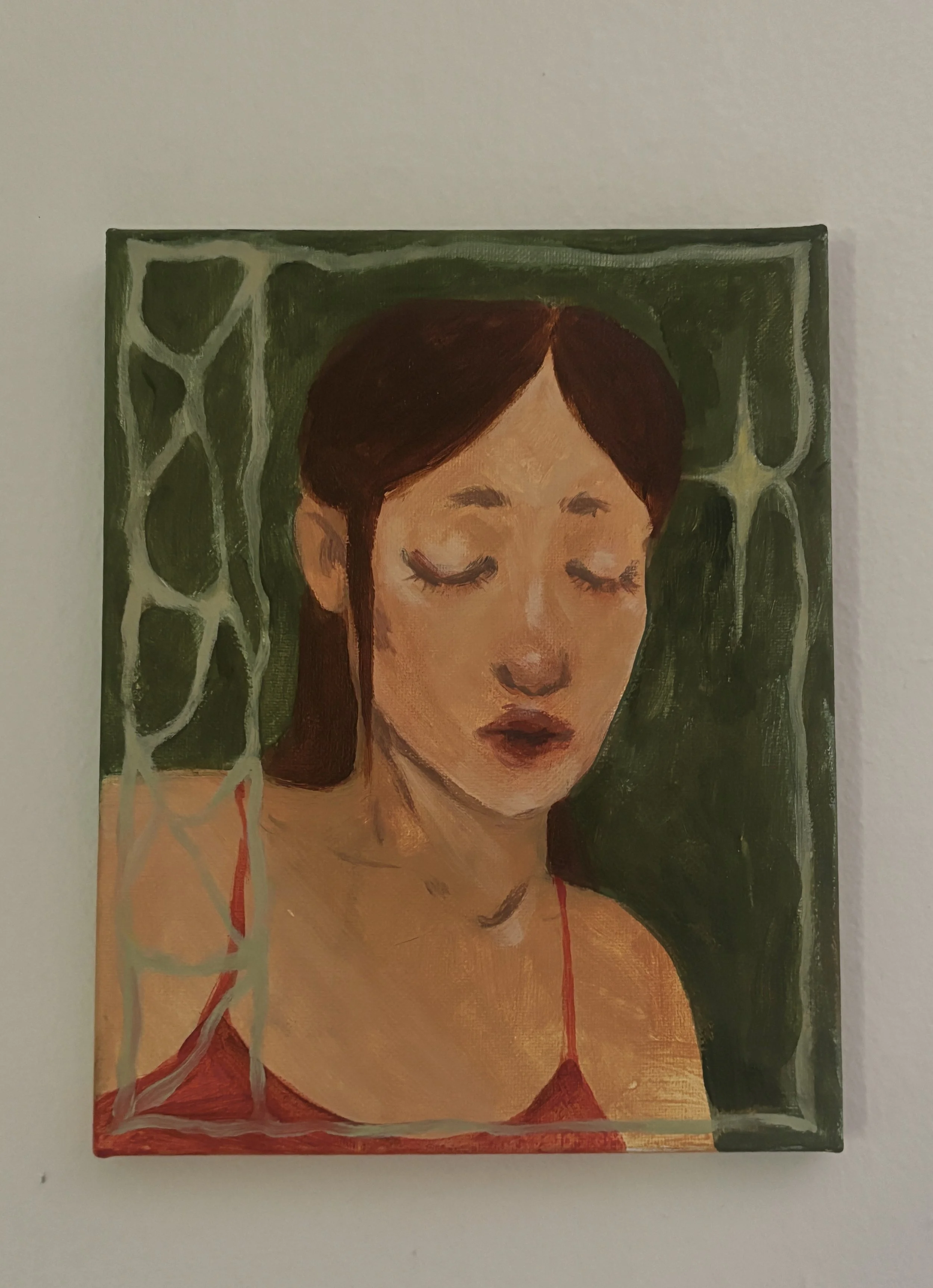 “study of a girl” 8x10 acrylic on canvas