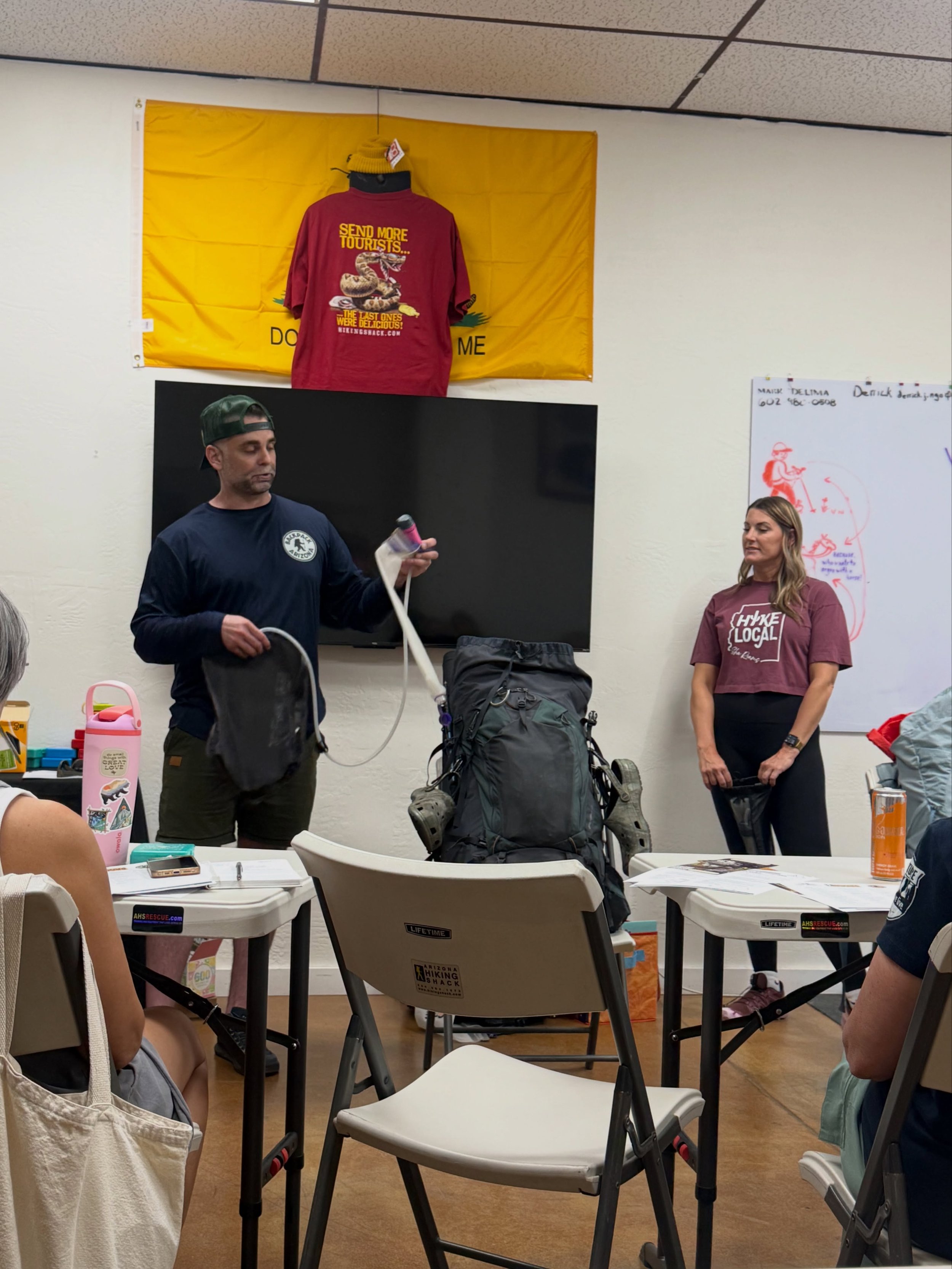 We had so much fun teaching our backpacking 101 seminar for women last week! Big thank you to Jon Mincks and the Arizona Hiking Shack team (@hikingshack) for making this event possible! 

Stay tuned for more information about our next backpacking cla