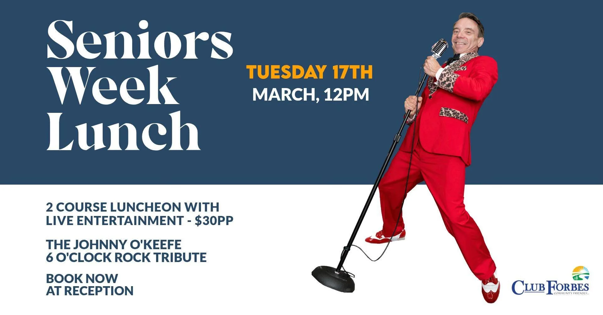Seniors Week Lunch &amp; Entertainment