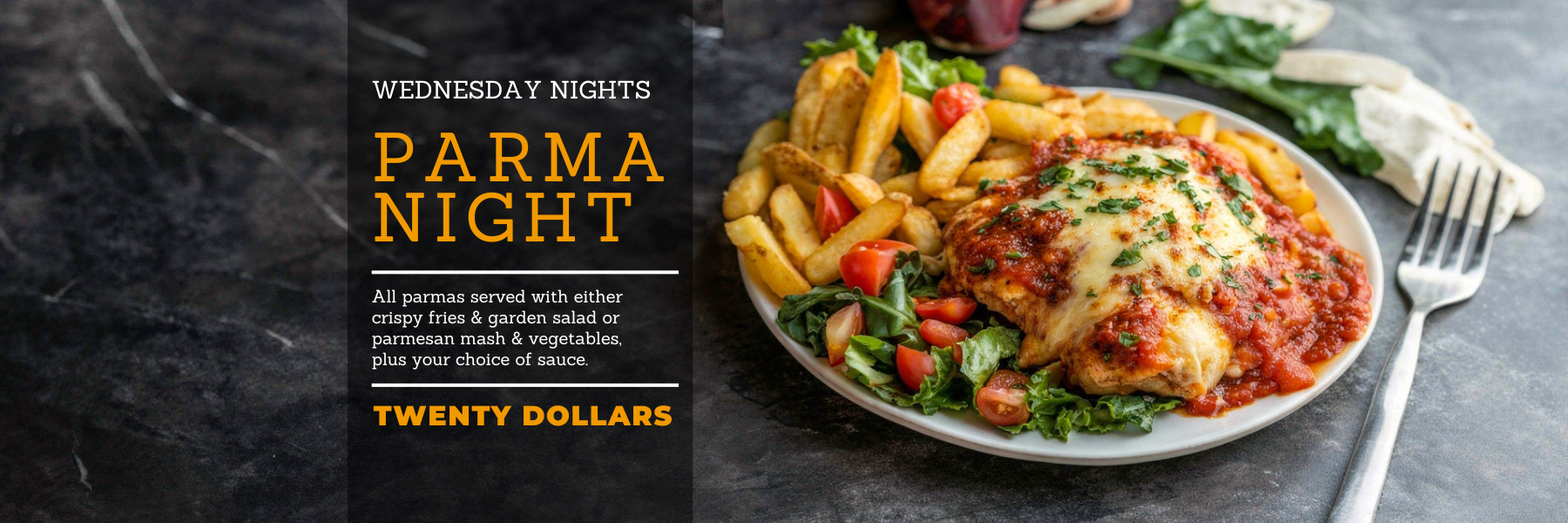 Wednesday Parma Night