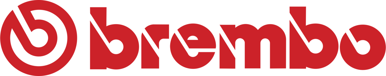 Brembo logo in red text with stylized emblem on the left.