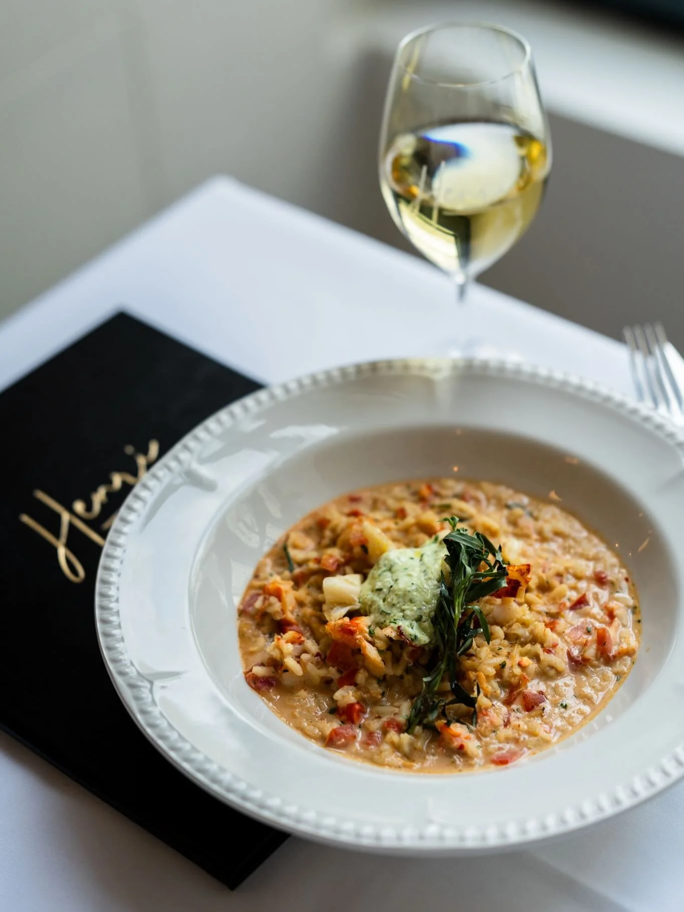 New on the menu 🦞 Notre Risotto Homard. Disponible sur notre menu du soir.