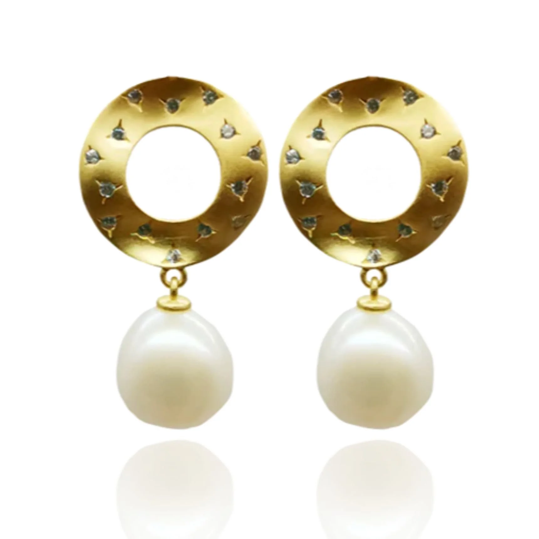 'Dew Drop' Freshwater Pearl Earrings