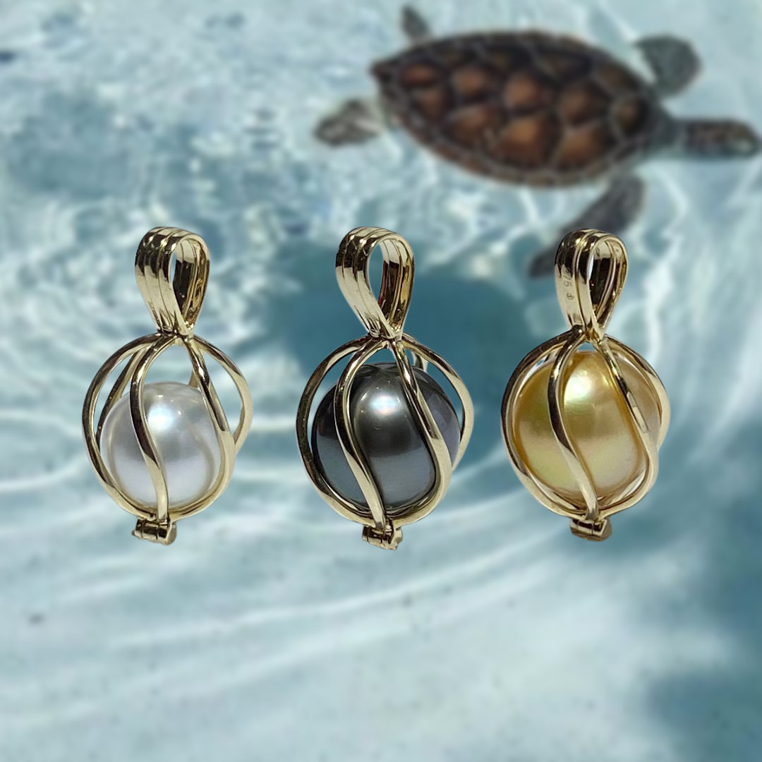 Pearl Cage - swirl 12mm