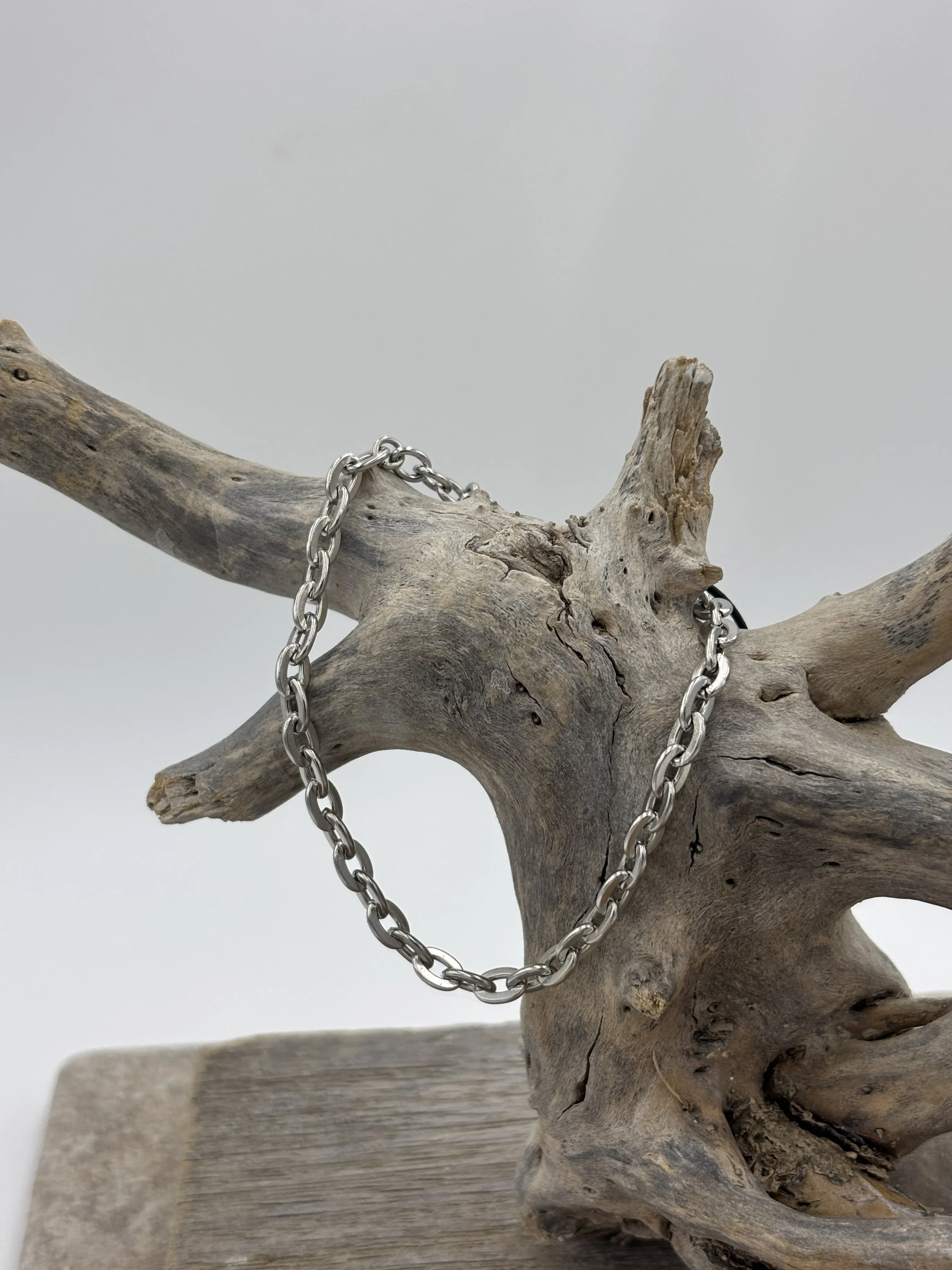'Amelia' Silver Pig & Hen Bracelet