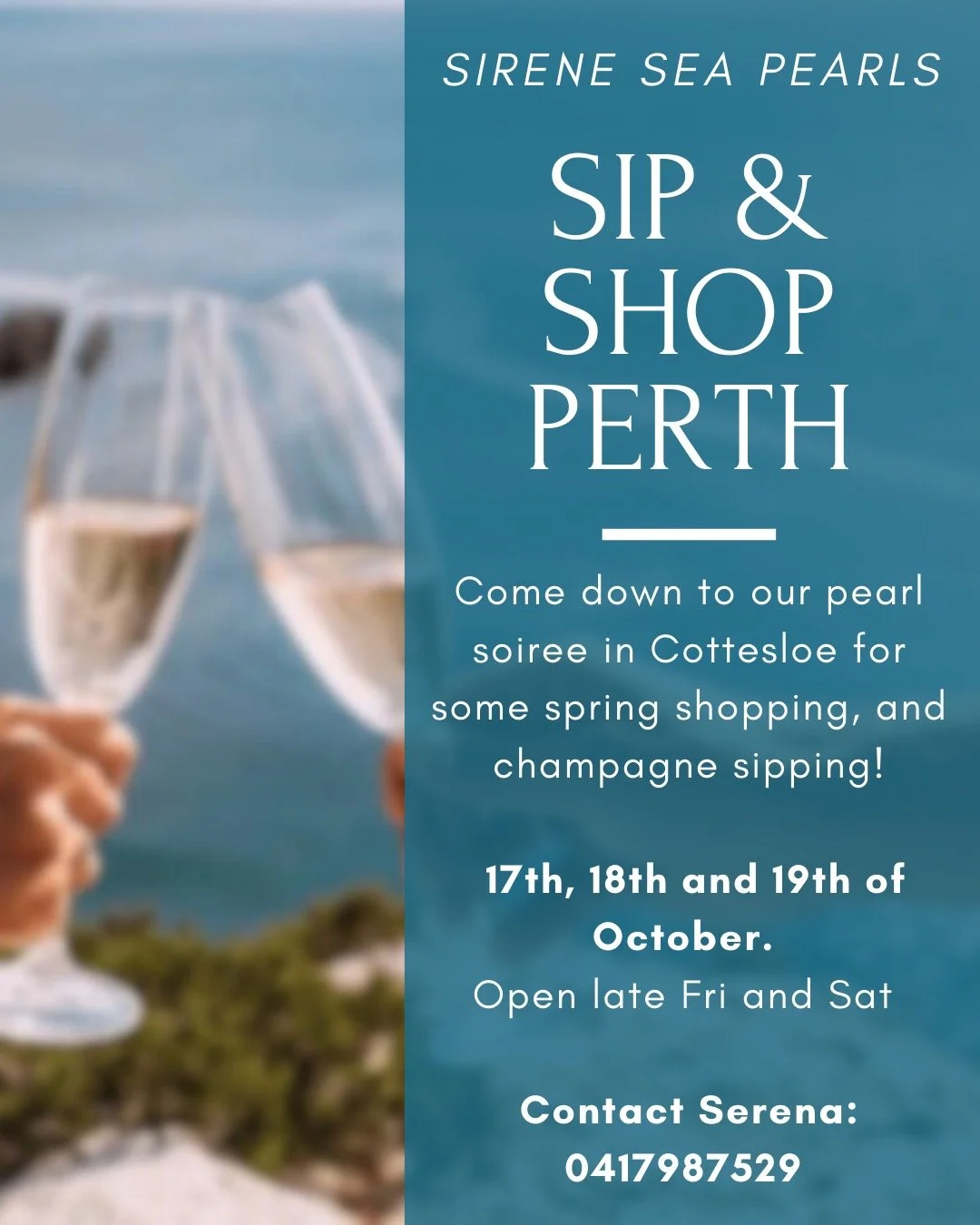 Perth Sip & Shop Event