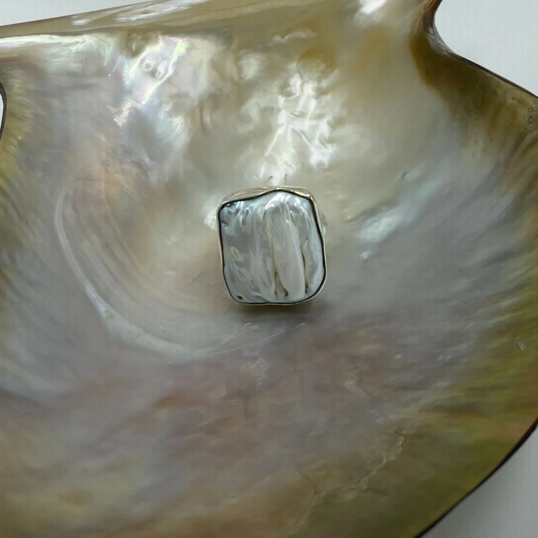 'Billabong' Biwa Freshwater Pearl Ring