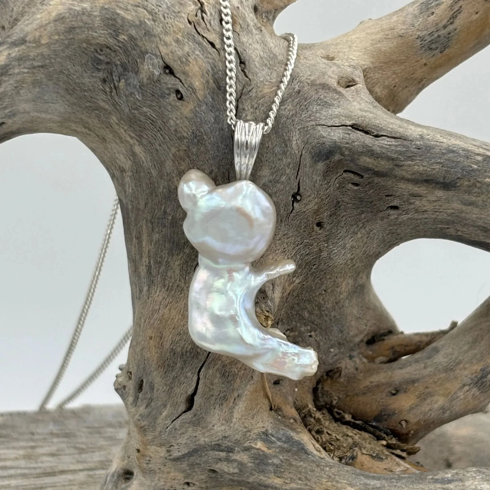 'Animal' Keshi Freshwater Pearl Pendant