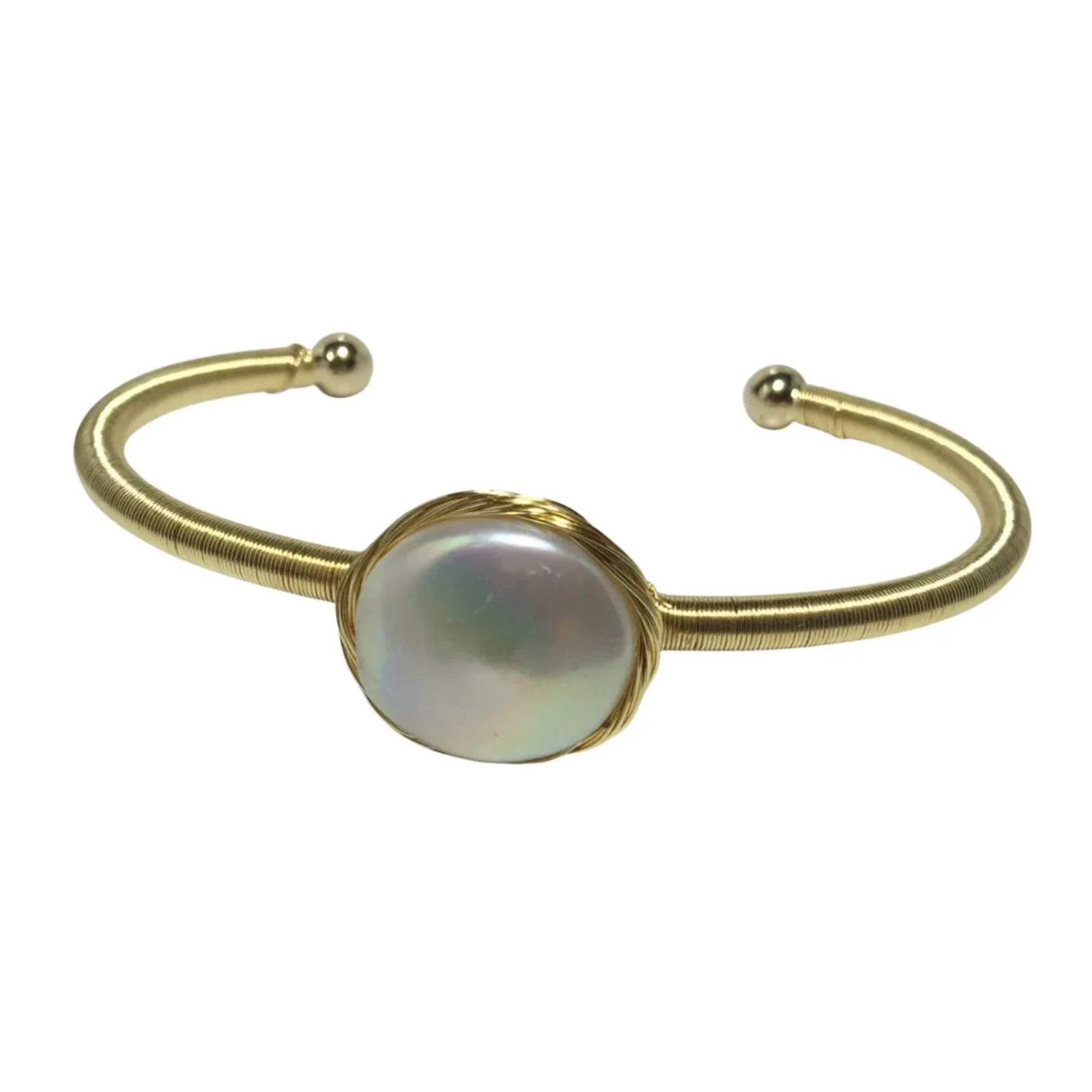 'Coin' Freshwater Pearl Bracelet