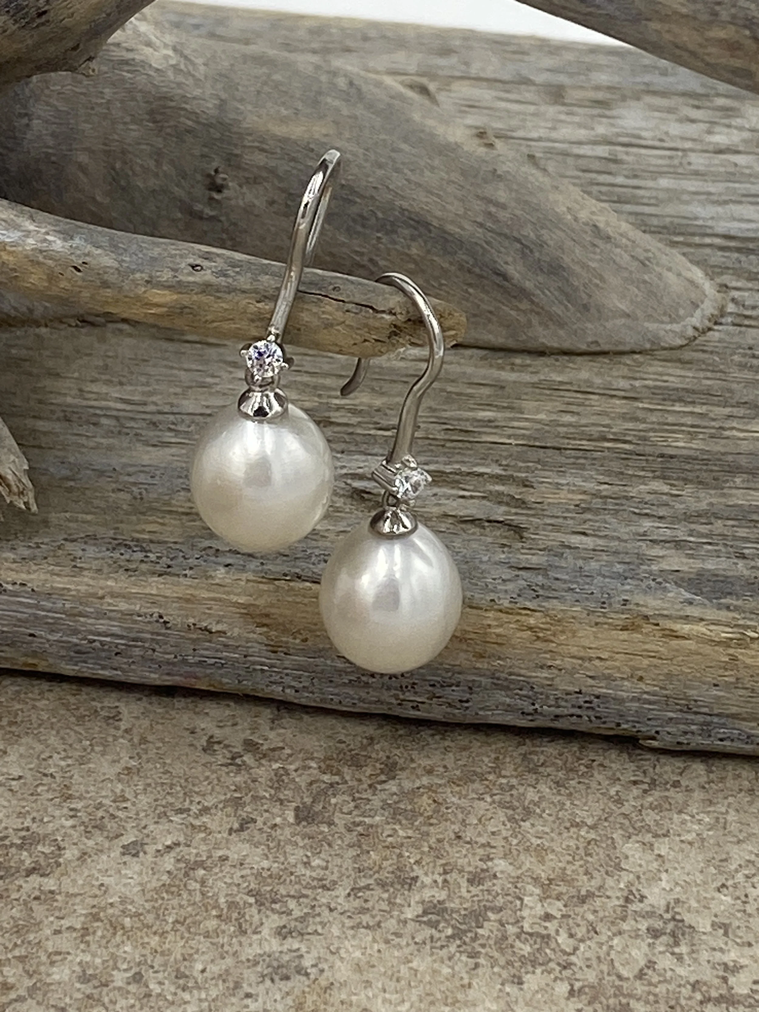'Talia' Australian South Sea Pearl Earrings